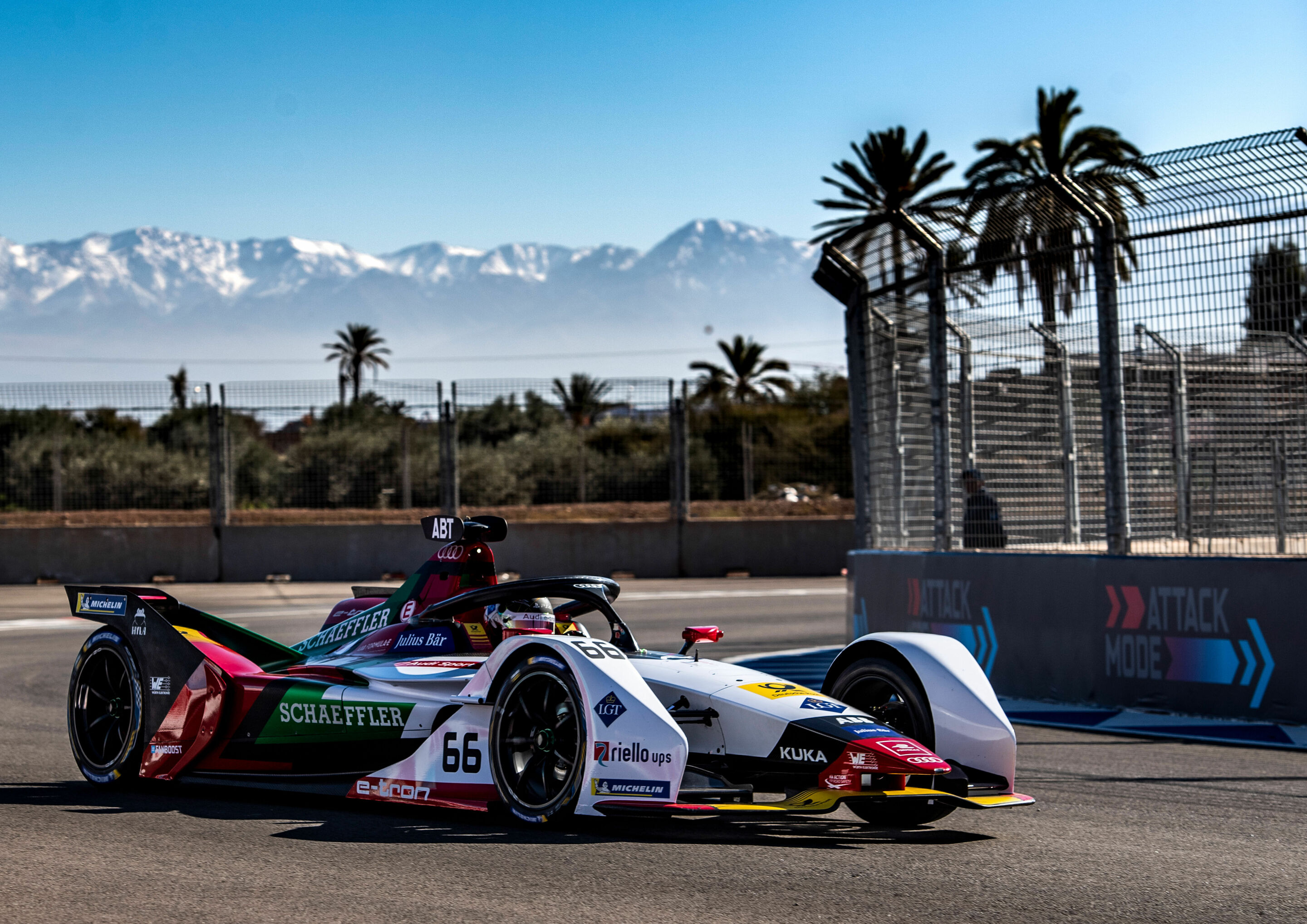 Formel E, Marrakesch E-Prix 2019 - Audi e-tron FE05 #66 (Audi Sport ABT Schaeffler), Daniel Abt