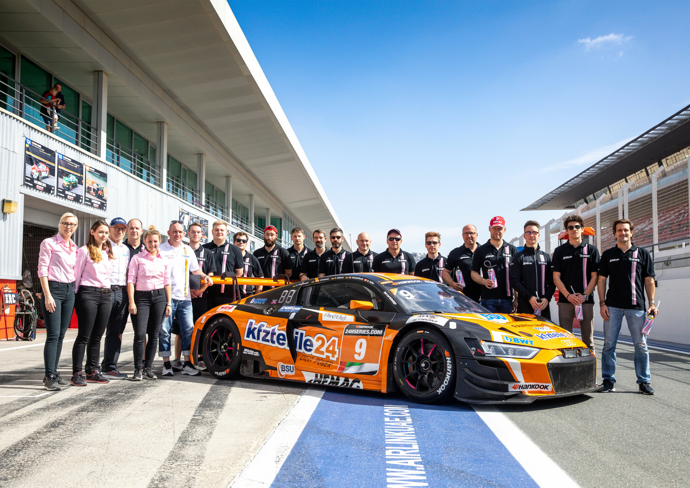24h Dubai 2019 - Audi R8 LMS #9 (BWT Mücke Motorsport), Markus Winkelhock/Mike-David Ortmann/Andreas Weishaupt/Stefan Mücke/Ricardo Feller