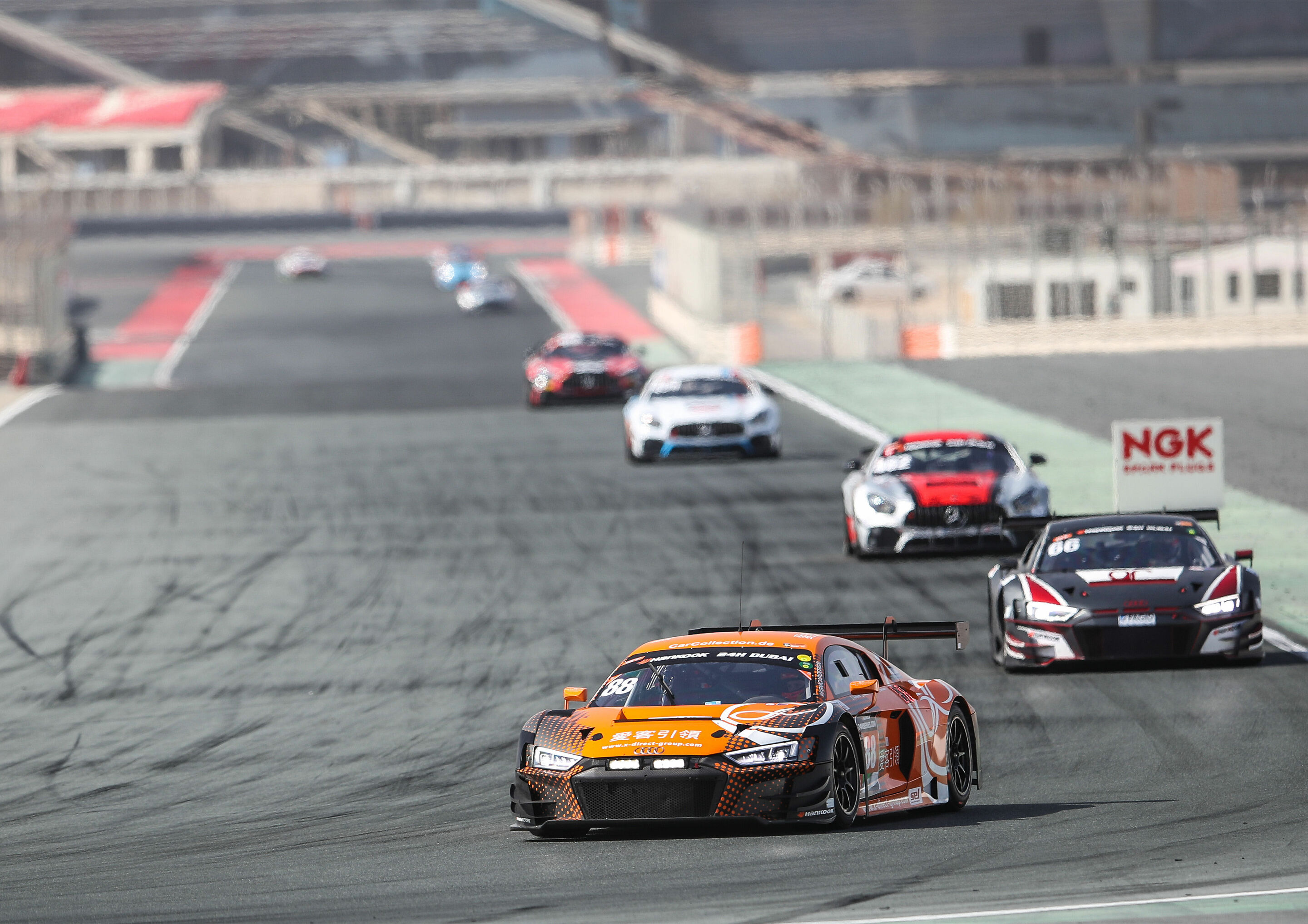 24h Dubai 2019 - Audi R8 LMS #88 (Car Collection Motorsport), Dimitri Parhofer/Christopher Haase/Frédéric Vervisch/Rik Breukers
