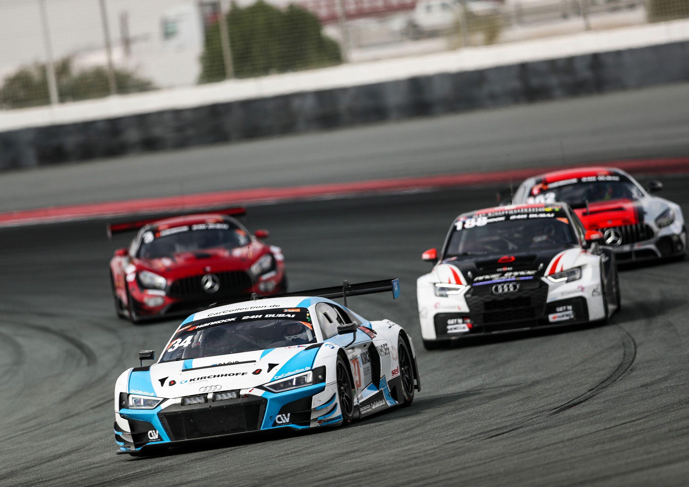24h Dubai 2019 - Audi R8 LMS #34 (Car Collection Motorsport), Johannes Kirchhoff/Gustav Edelhoff/Elmar Grimm/Ingo Vogler