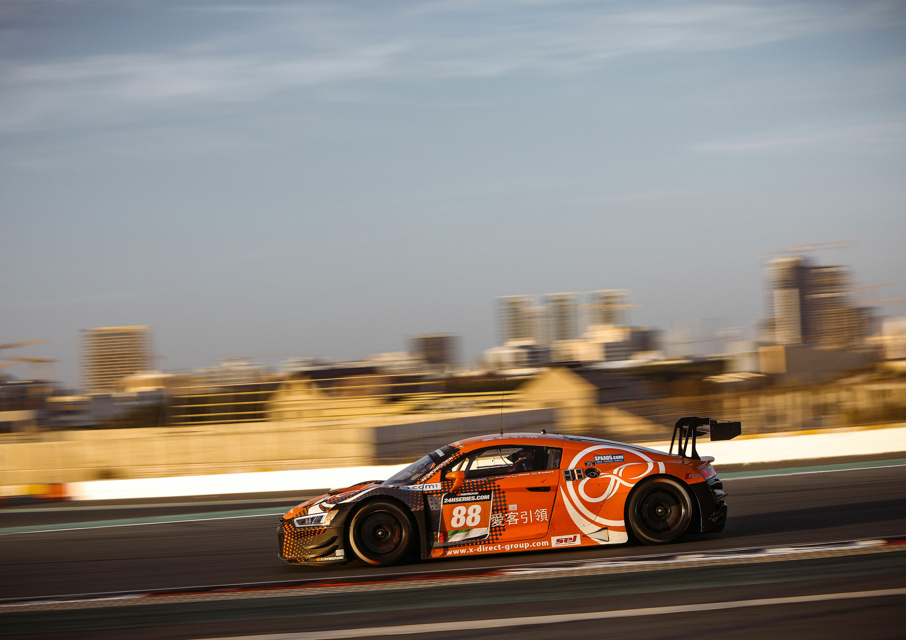 24h Dubai 2019 - Audi R8 LMS #88 (Car Collection Motorsport), Dimitri Parhofer/Christopher Haase/Frédéric Vervisch/Rik Breukers