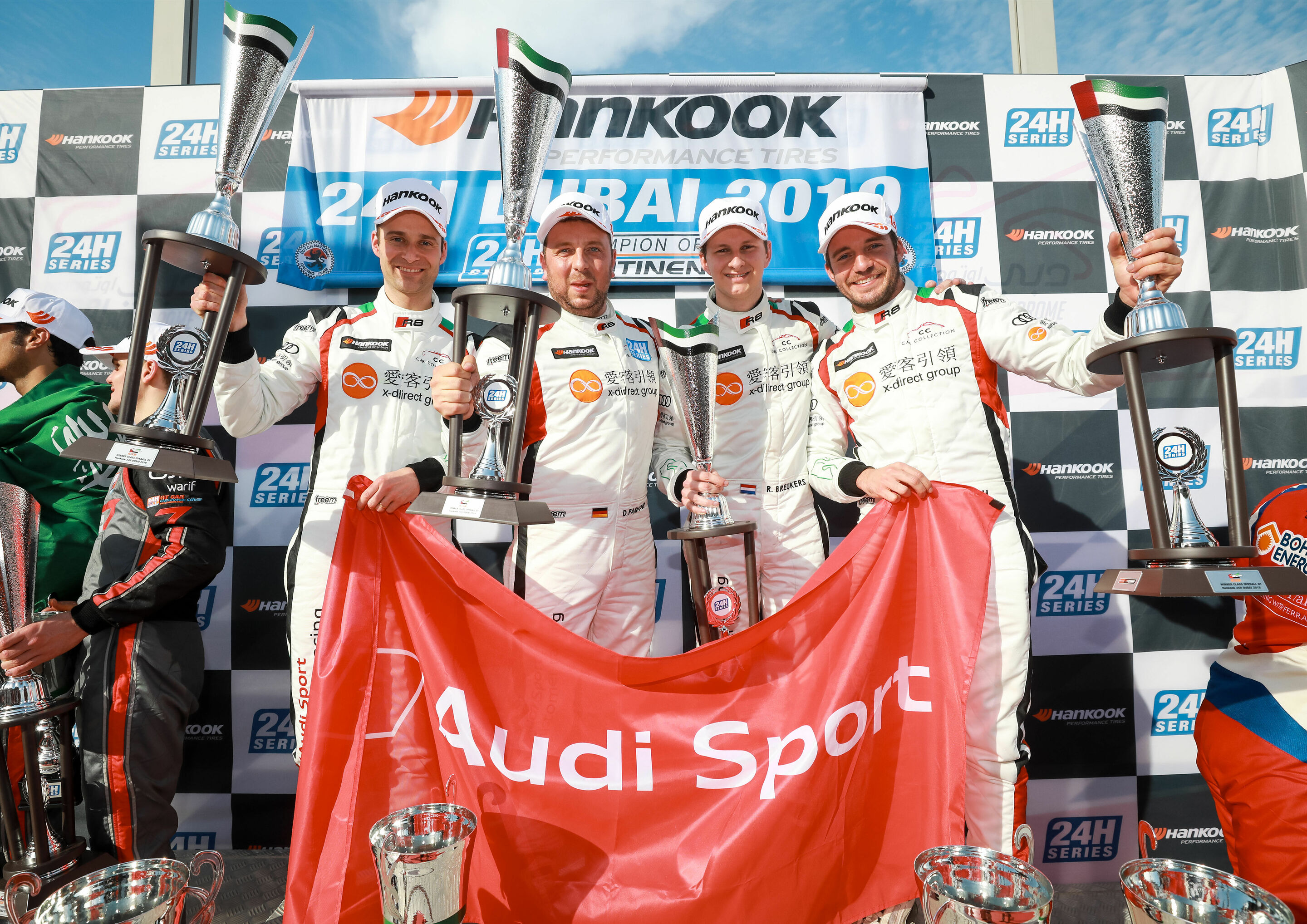 24h Dubai 2019 - Christopher Haase, Dimitri Parhofer, Rik Breukers, Frédéric Vervisch