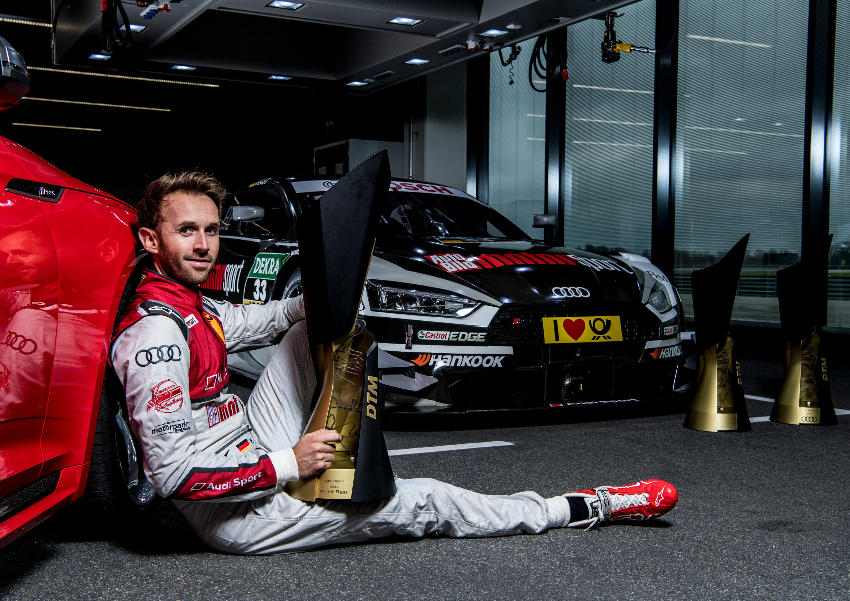 Audi Motorsport Historie - 2017: René Rast gewinnt die DTM in seiner Rookie-Saison