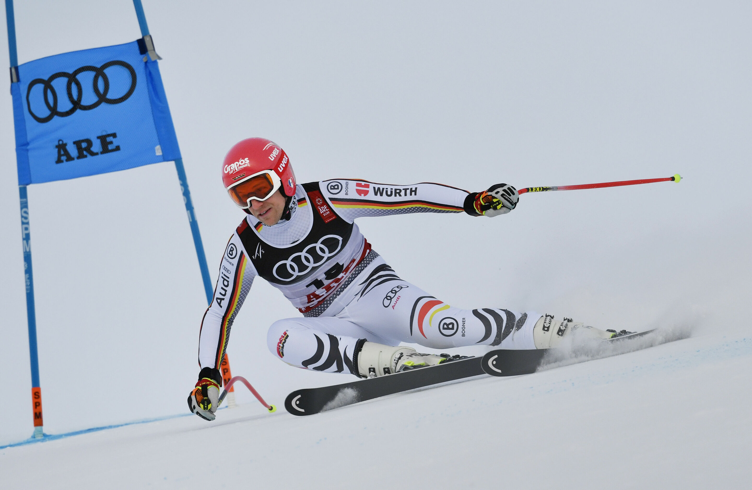 FIS Alpine Ski-WM in Åre 2019 - Josef Ferstl (GER) belegt den 6. Platz beim Super G