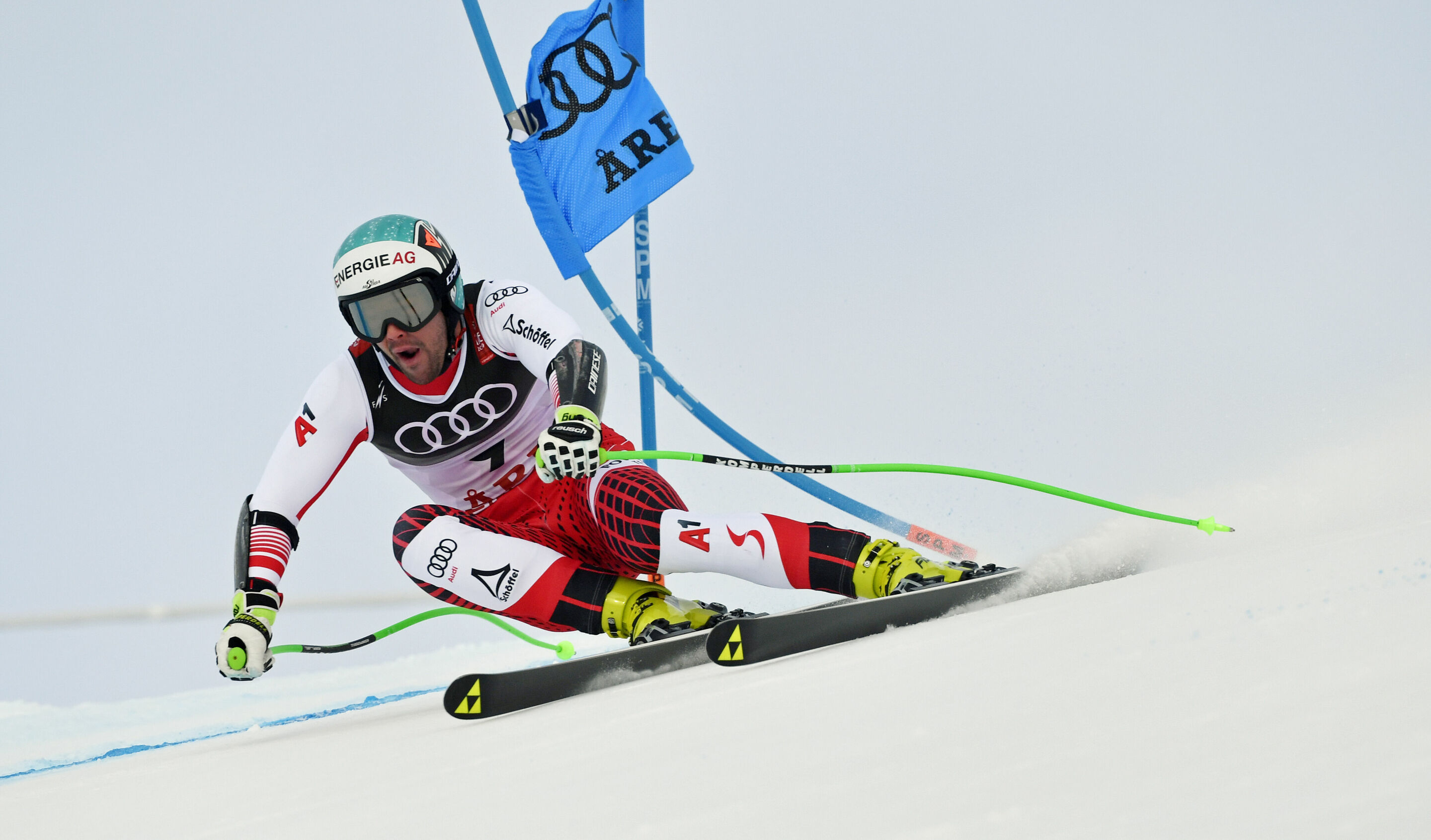 FIS Alpine World Ski Championships in Åre 2019 - Men's Super G - Vincent Kriechmayr (AUT) finishes 2nd in Super G