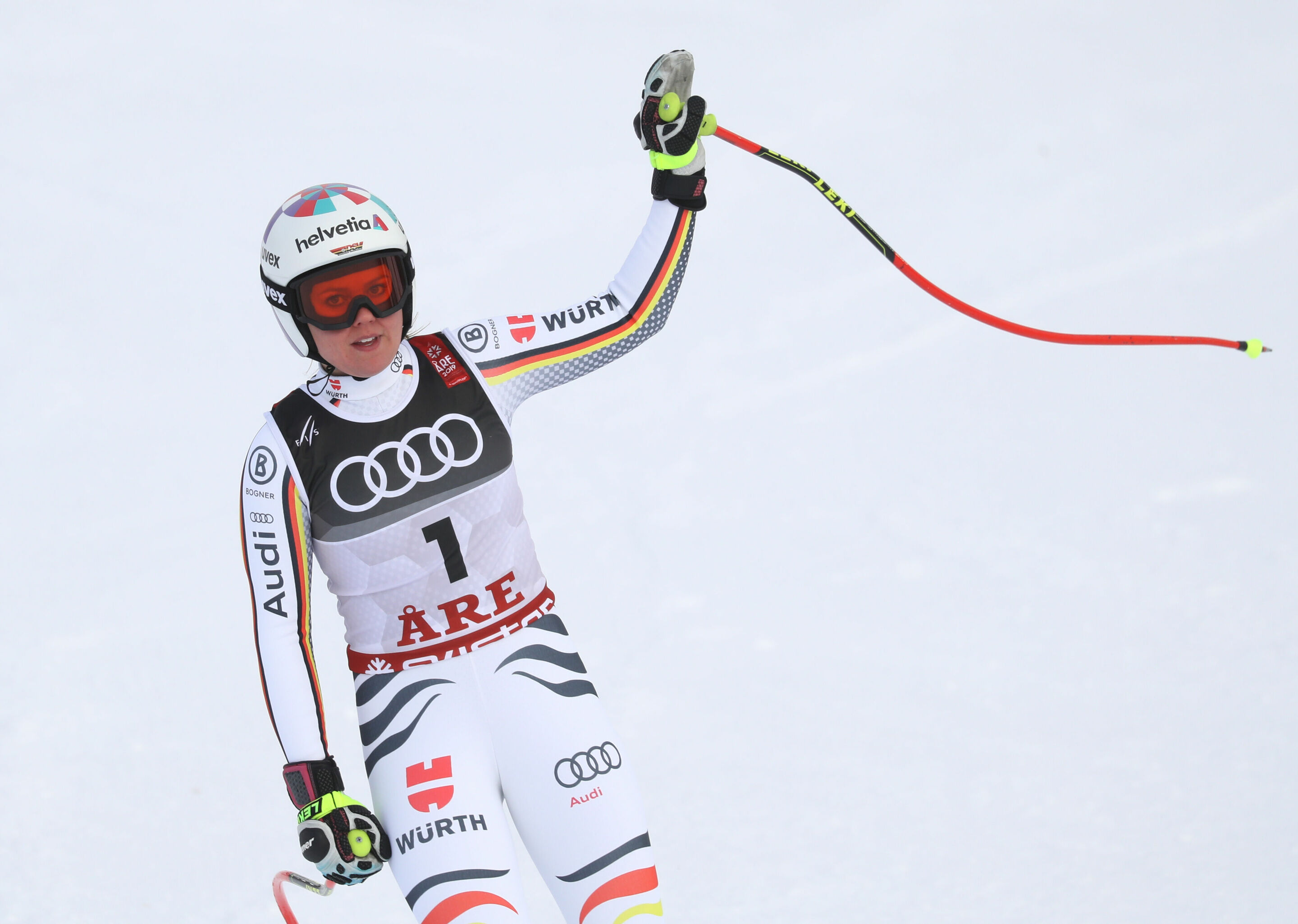FIS Alpine World Ski Championships in Åre 2019 - Women's Downhill - Viktoria Rebensburg (GER) finishes 11th