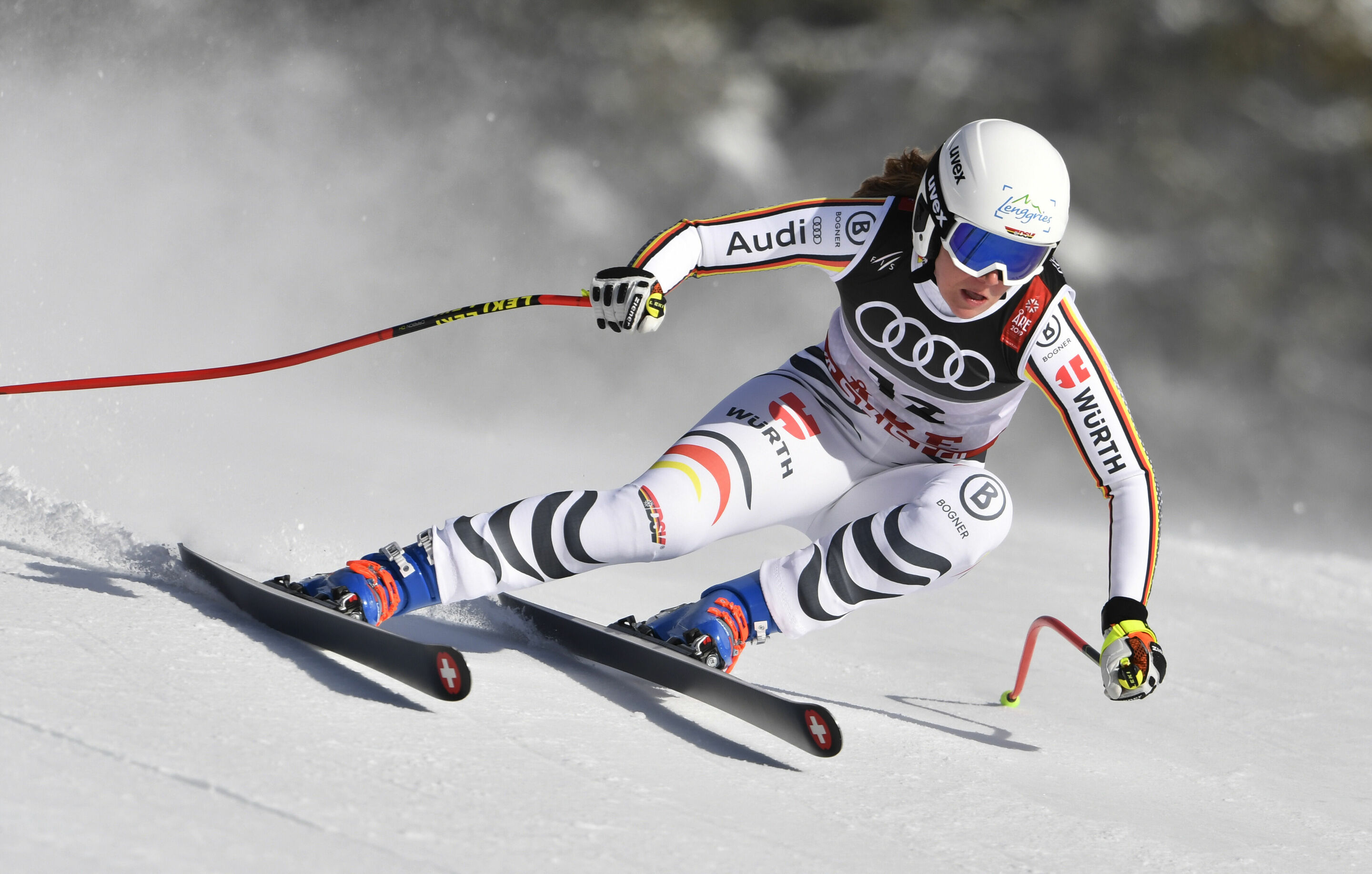 FIS Alpine Ski-WM in Åre 2019 - Frauen, Abfahrt - Michaela Wenig (GER) belegt den 12. Platz
