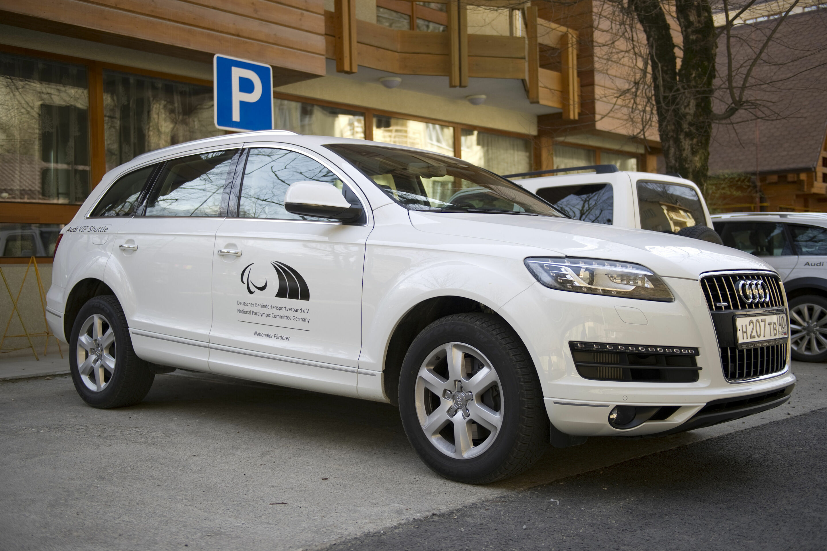 Audi shuttle service at Sochi