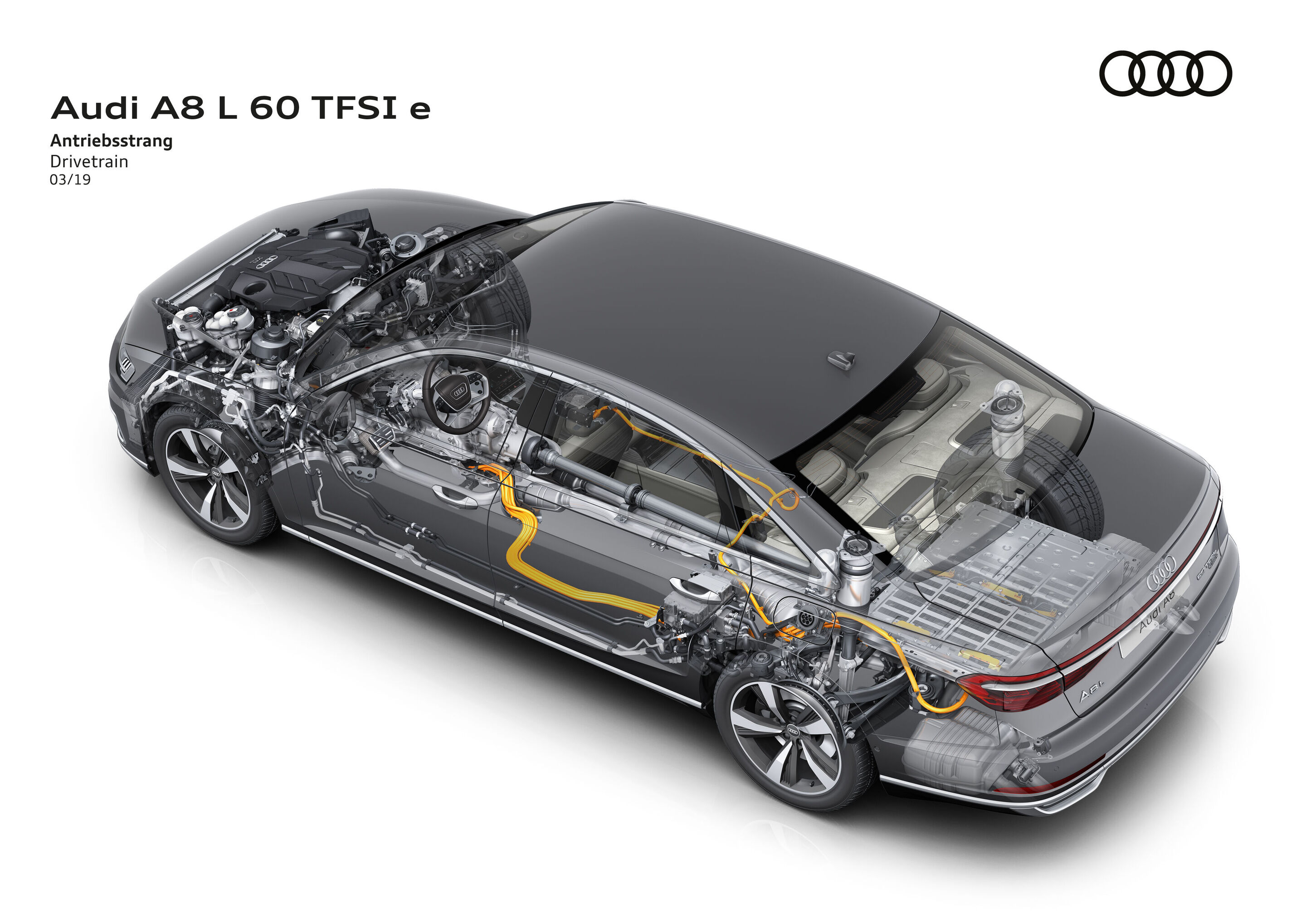 Illustration - Audi A8 L 60 TFSI e - Antriebsstrang