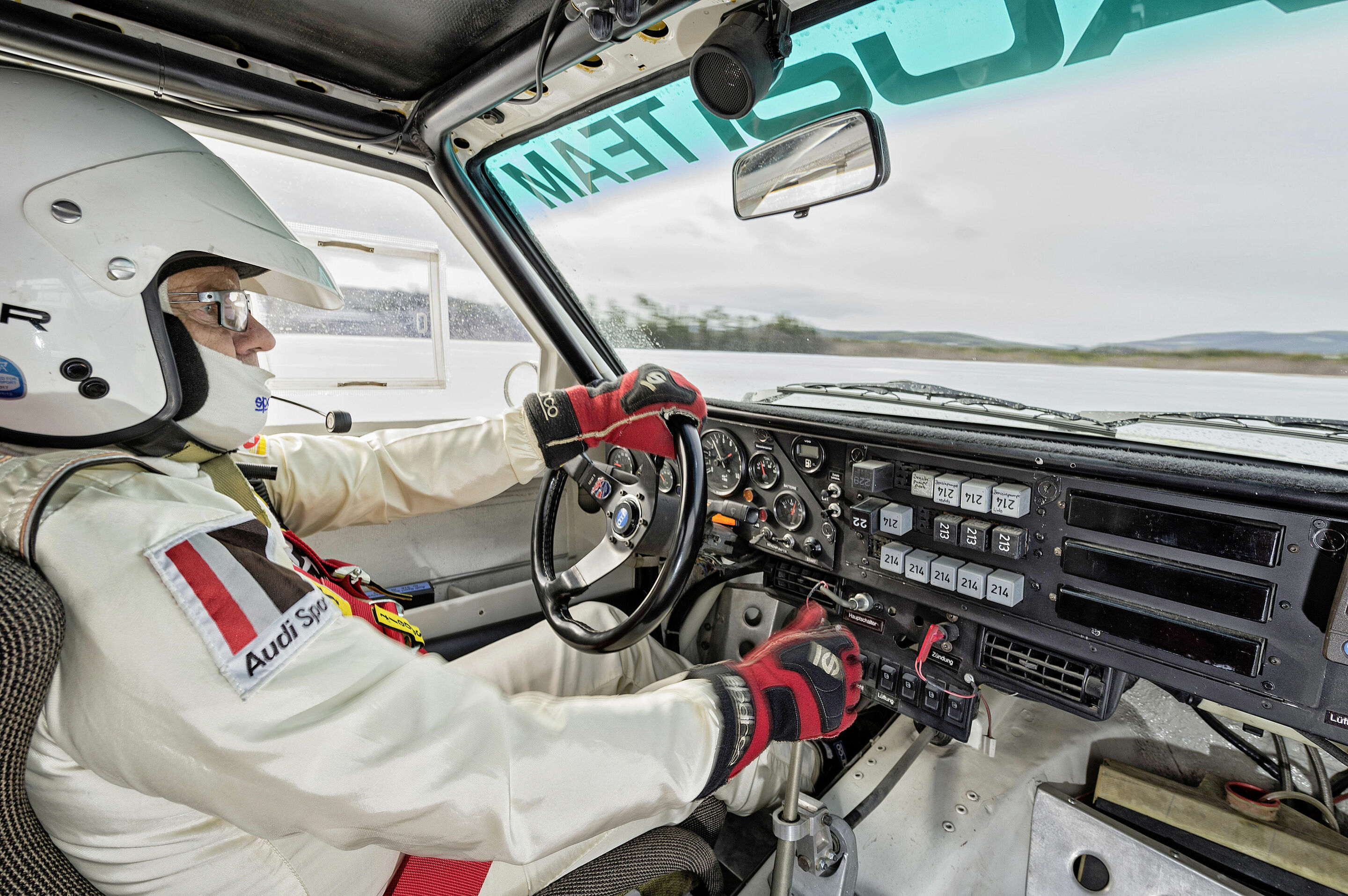 Stig Blomqvist, Audi Rallye-Weltmeister von 1984 im Sport quattro Rallye
