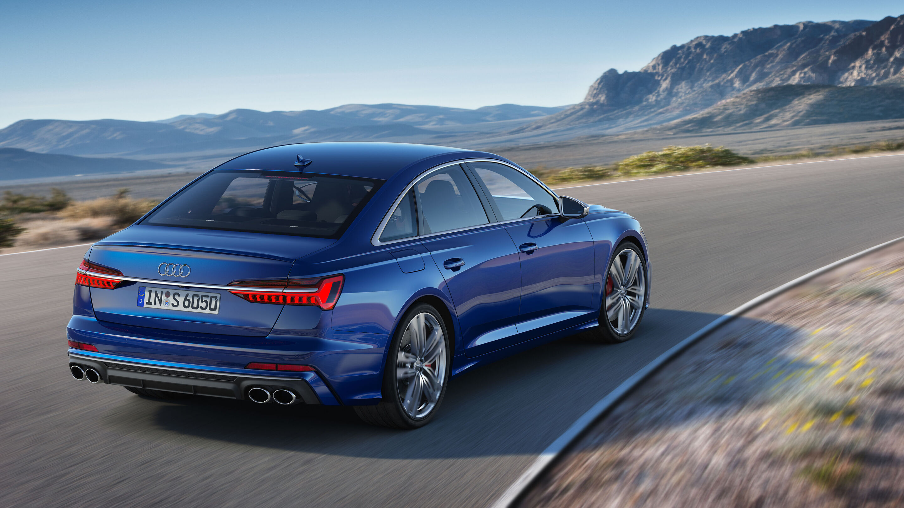 Audi S6 Sedan TDI (until 2025) - Dynamic photo,
Colour: Navarra blue