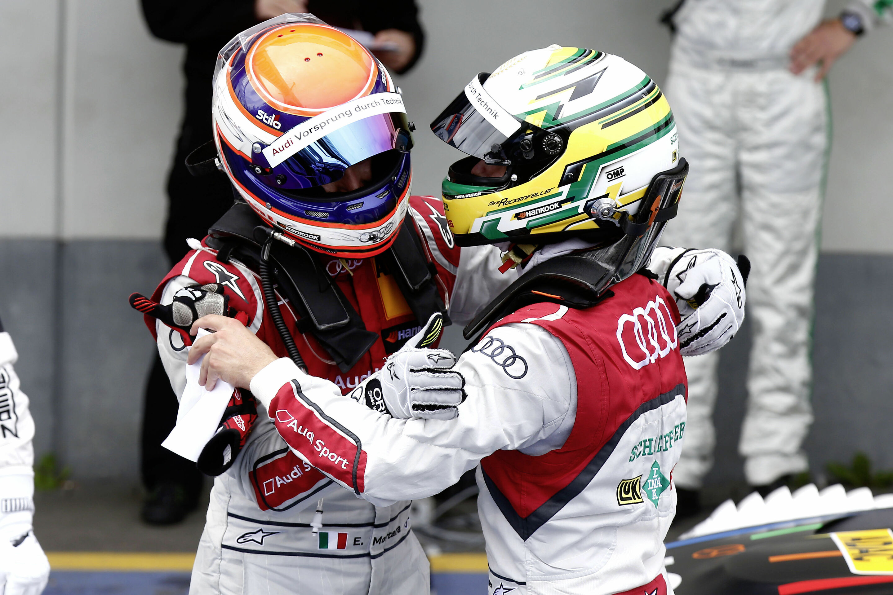 Double podium for Audi - Edoardo Mortara, Mike Rockenfeller