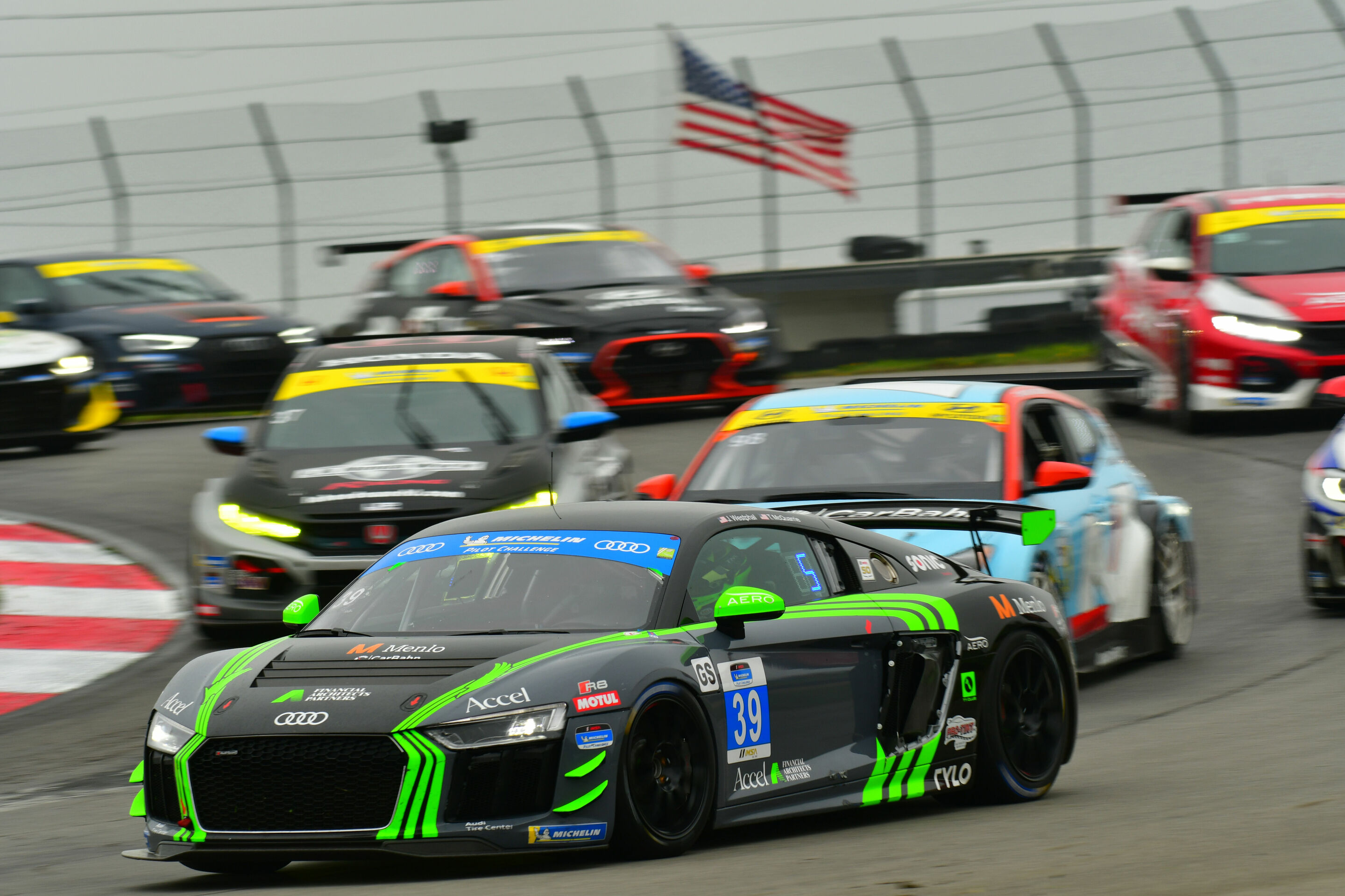 IMSA Michelin Pilot Challenge 2019 - Audi R8 LMS GT4 #39 (Carbahn Motorsports), Tyler McQuarrie/Jeff Westphal