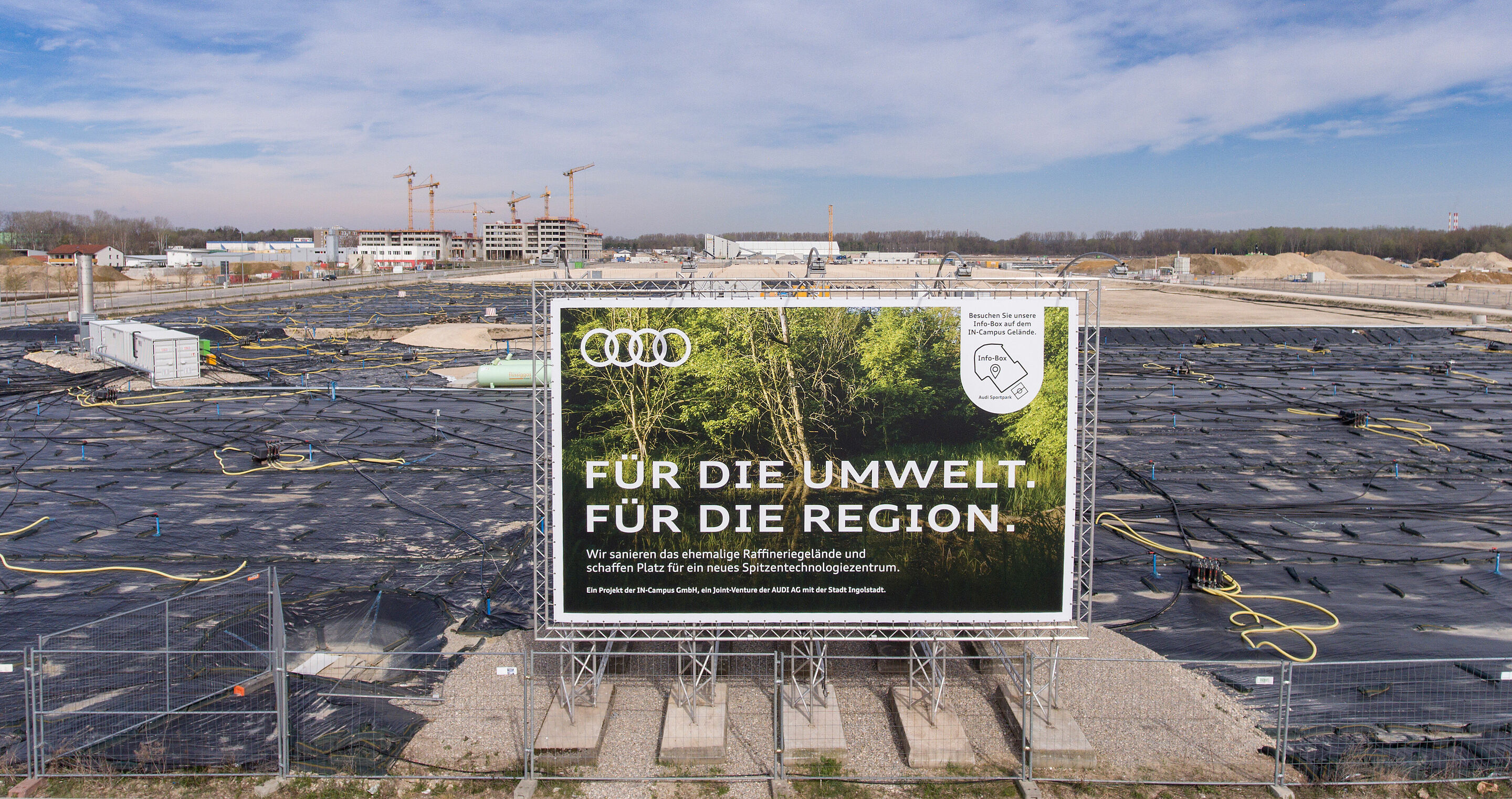For the Mobility of Tomorrow - IN-Campus Technology Park for Audi and the Ingolstadt Region - IN-Campus: This remediation project by IN-Campus GmbH (a joint venture between the city of Ingolstadt and AUDI AG) is the complete clean-up of an oil refinery...