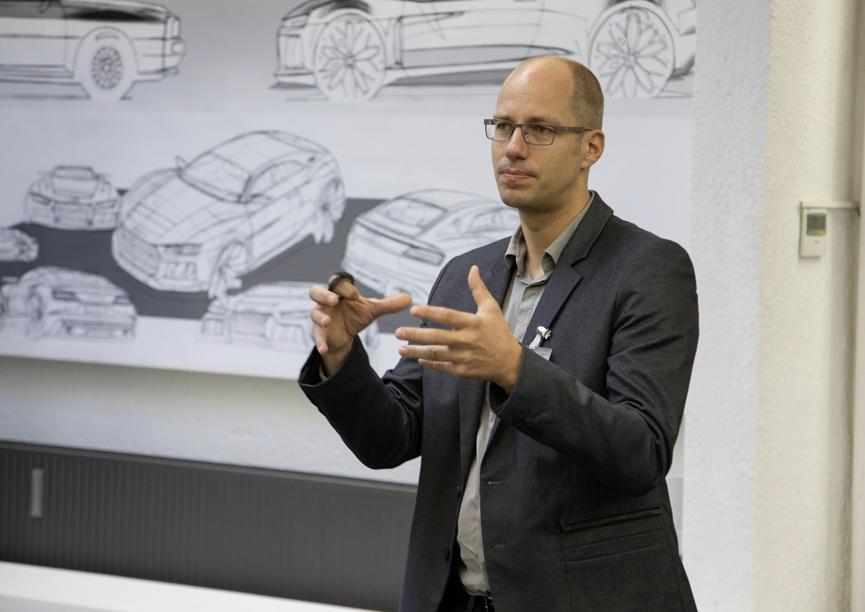 Design Close-Up at the Concept Design Studio Munich - Creation process Audi Sport quattro concept