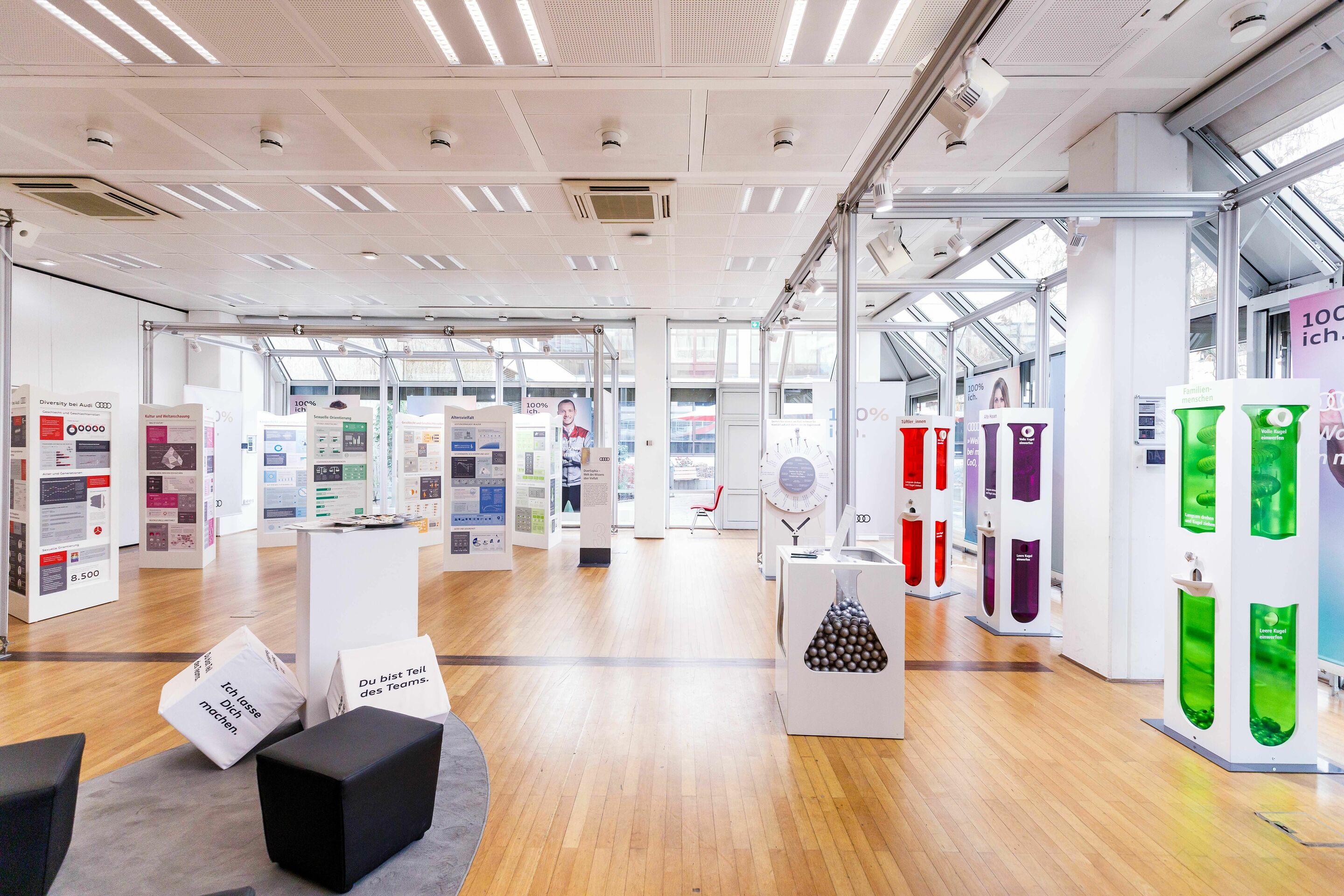 Audi Diversity Course - Change old ways of thinking, open up for new encounters and consciously live diversity as a success factor: That’s the goal of an interactive Audi Diversity Course, which, after Neckarsulm, will now visit the company’s headquarters....