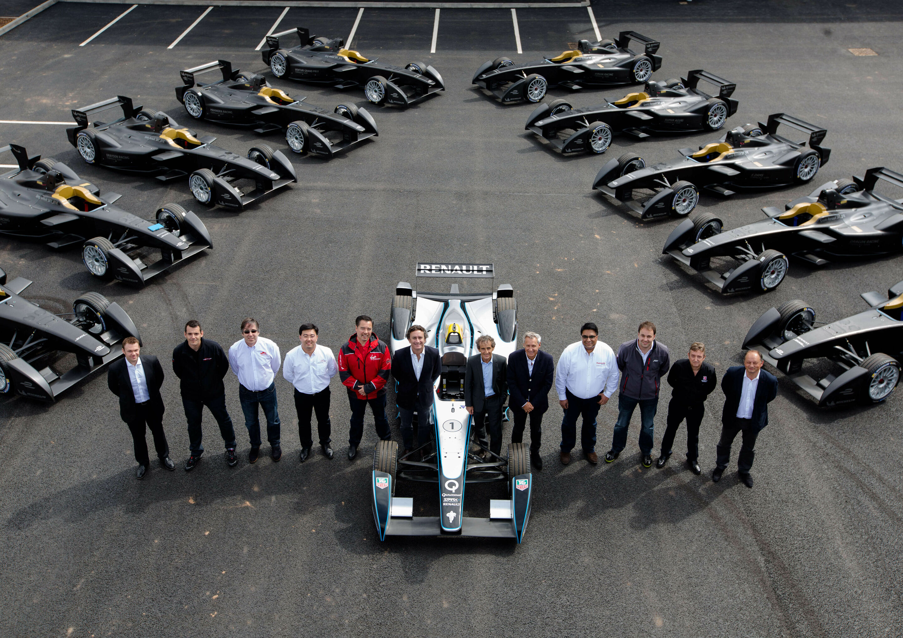 Die Anfänge der Formel E - Teamchefs der Formel E (2014)