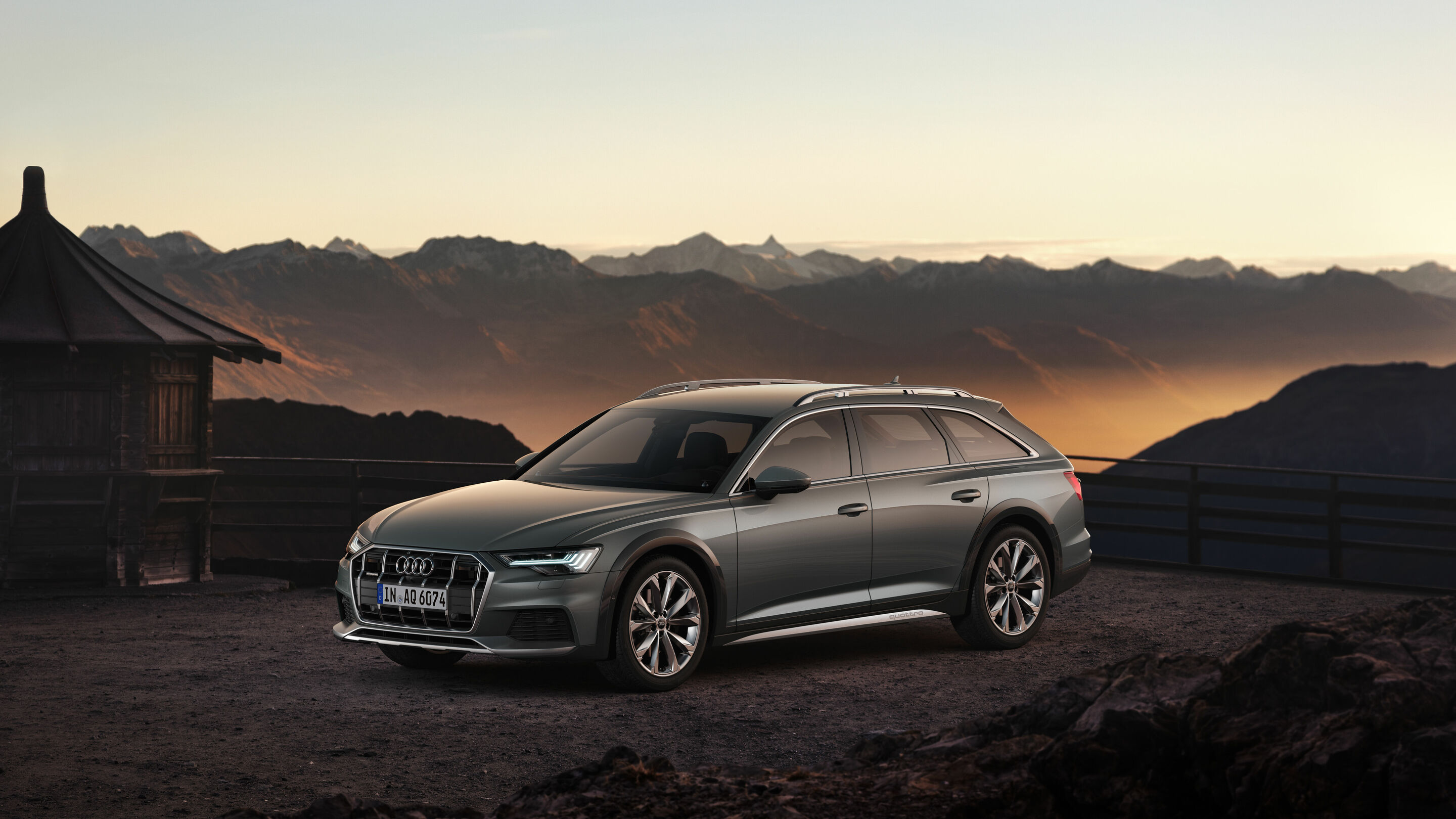 Audi A6 allroad quattro - Standaufnahme,
Farbe: Gavialgrün