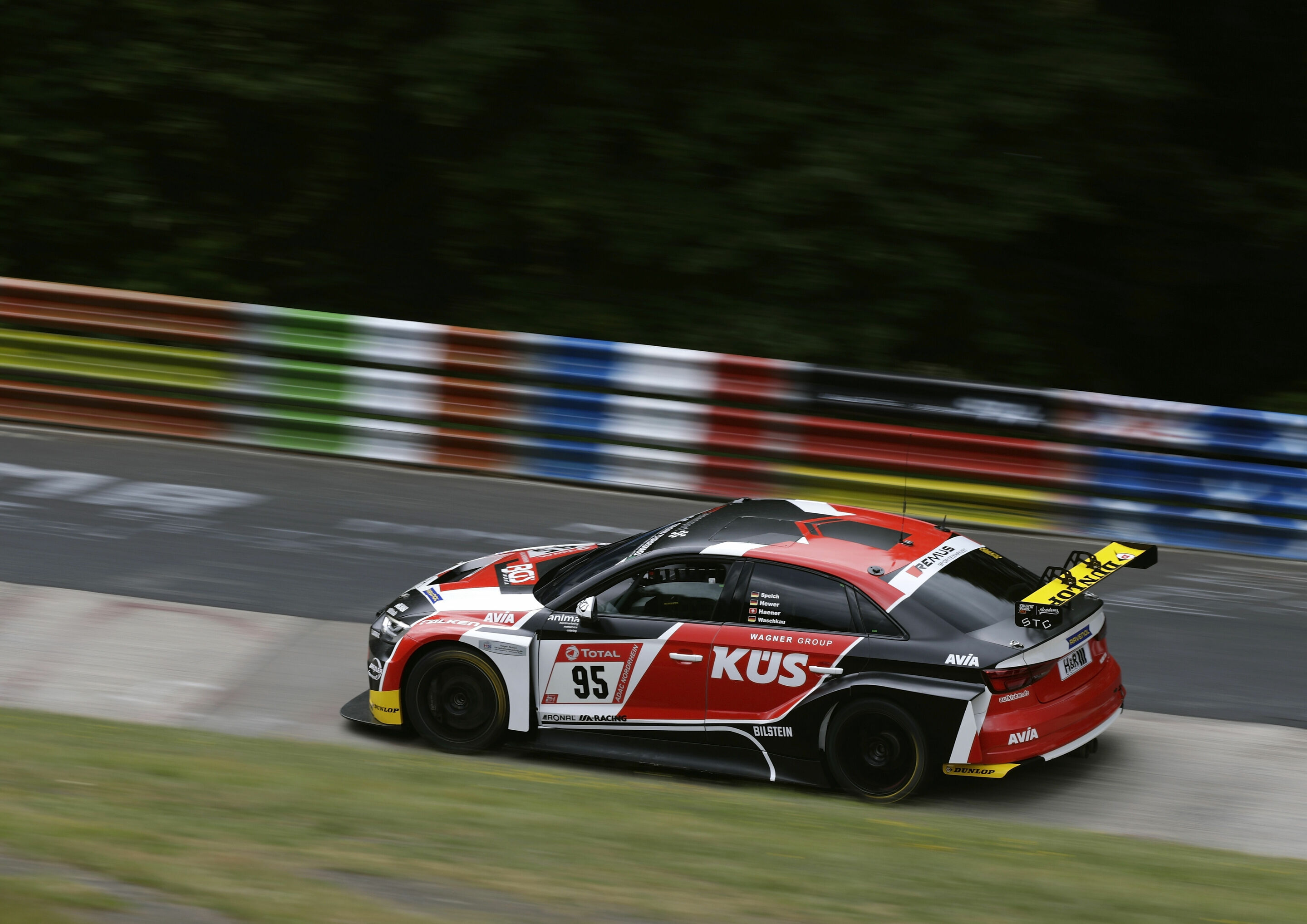 24h Nürburgring 2019 - Audi RS 3 LMS #95 (Team Avia Sorg Rennsport), Peter Haener/Christoph Hewer/Rudi Speich/Roland Waschkau