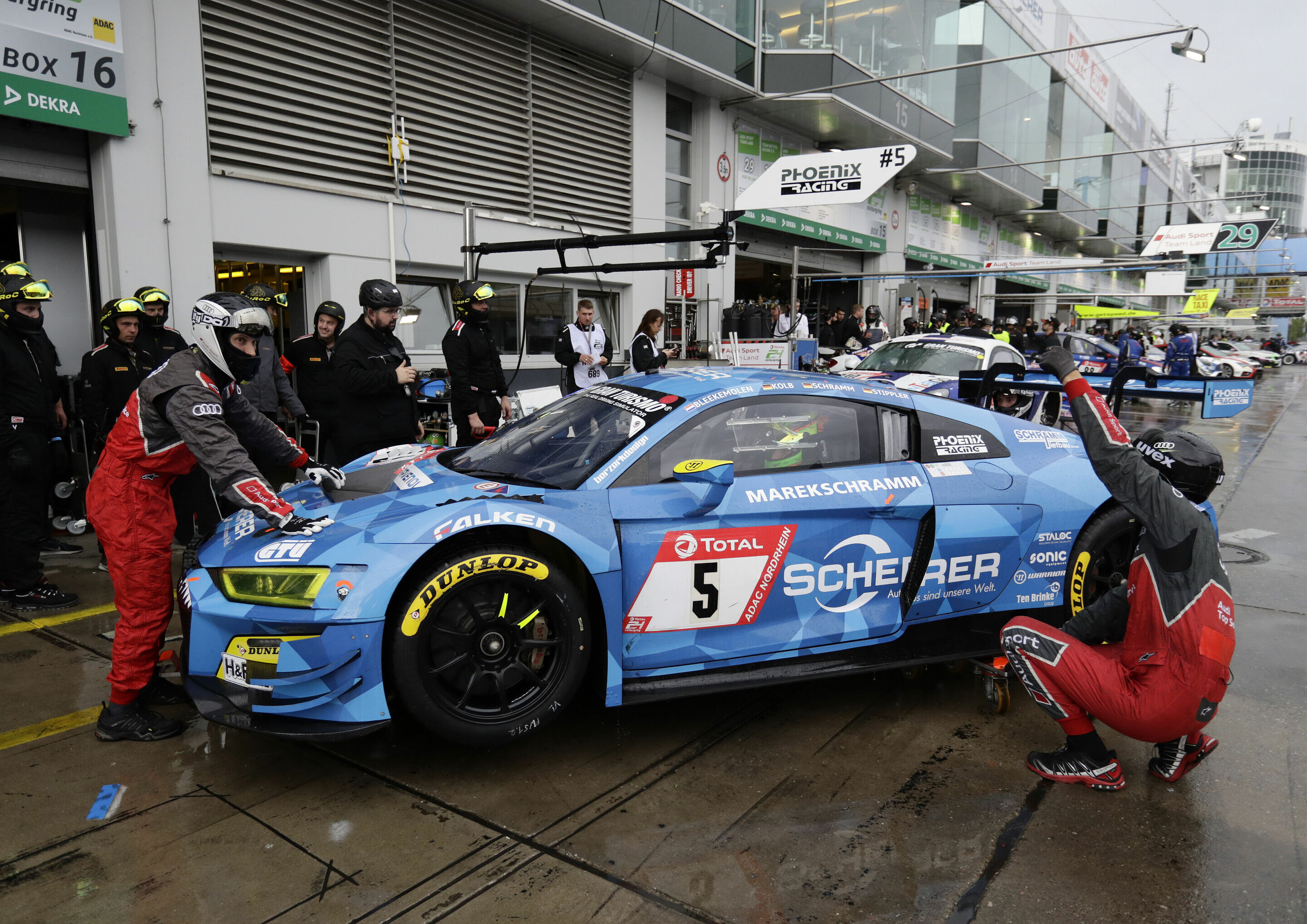 24h Nürburgring 2019 - Audi R8 LMS #5 (Phoenix Racing), Jeroen Bleekemolen/Vincent Kolb/Kim-Luis Schramm/Frank Stippler