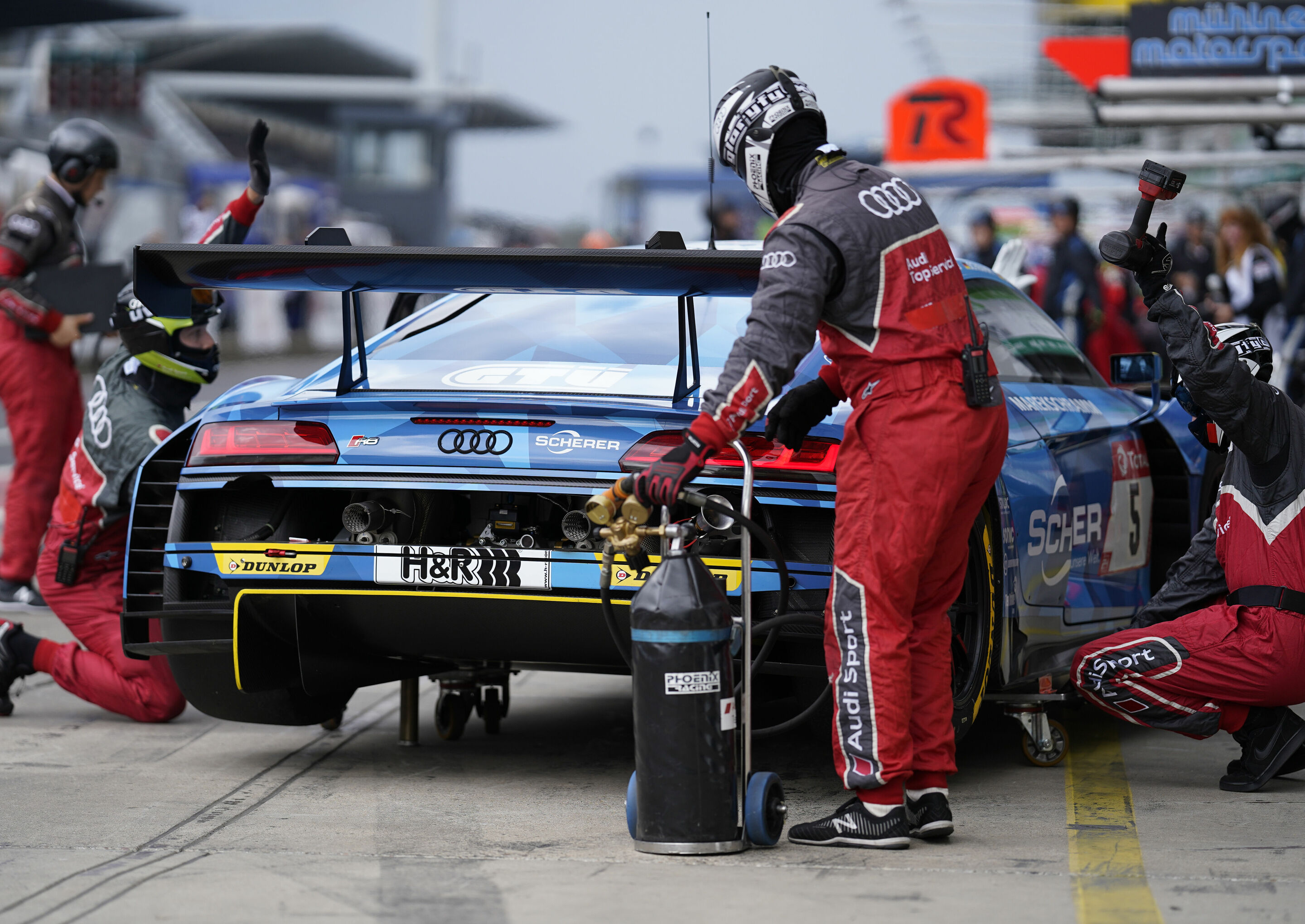 24h Nürburgring 2019 - Audi R8 LMS #5 (Phoenix Racing), Jeroen Bleekemolen/Vincent Kolb/Kim-Luis Schramm/Frank Stippler