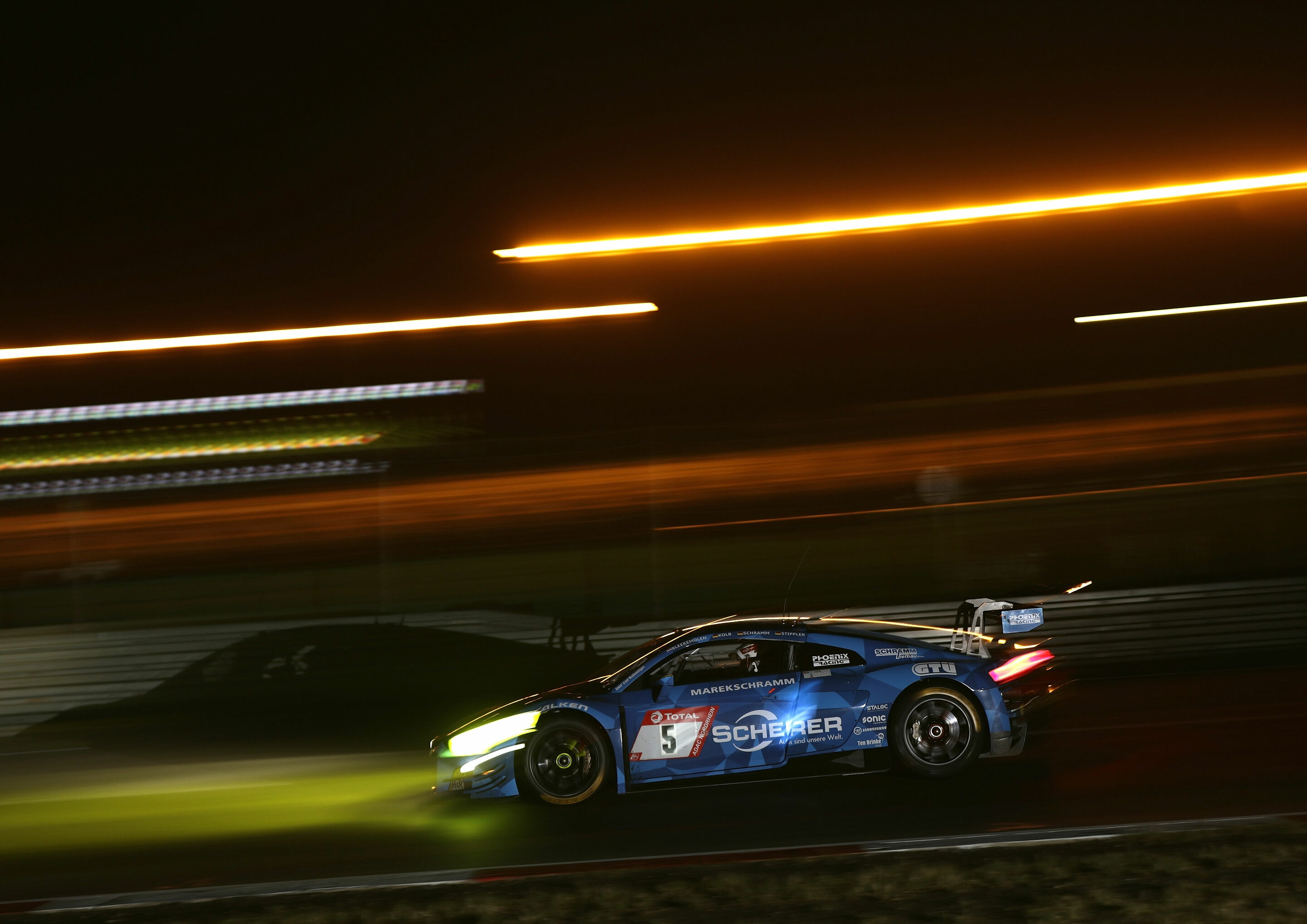 24h Nürburgring 2019 - Audi R8 LMS #5 (Phoenix Racing), Jeroen Bleekemolen/Vincent Kolb/Kim-Luis Schramm/Frank Stippler