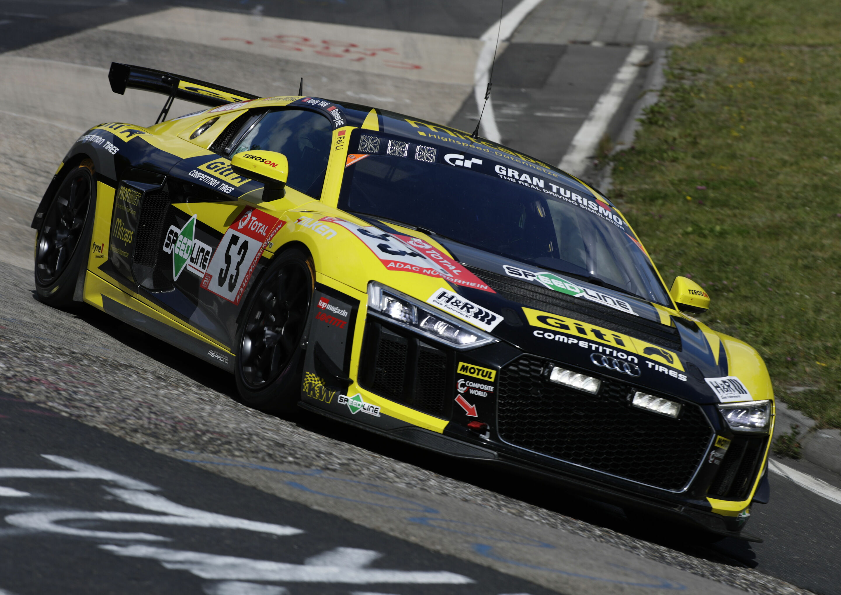 24h Nürburgring 2019 - Audi R8 LMS GT4 #53 (Giti Tire Motorsport by WS Racing), Xiaole He/Yat Wong/Andy Yan/Fei Li
