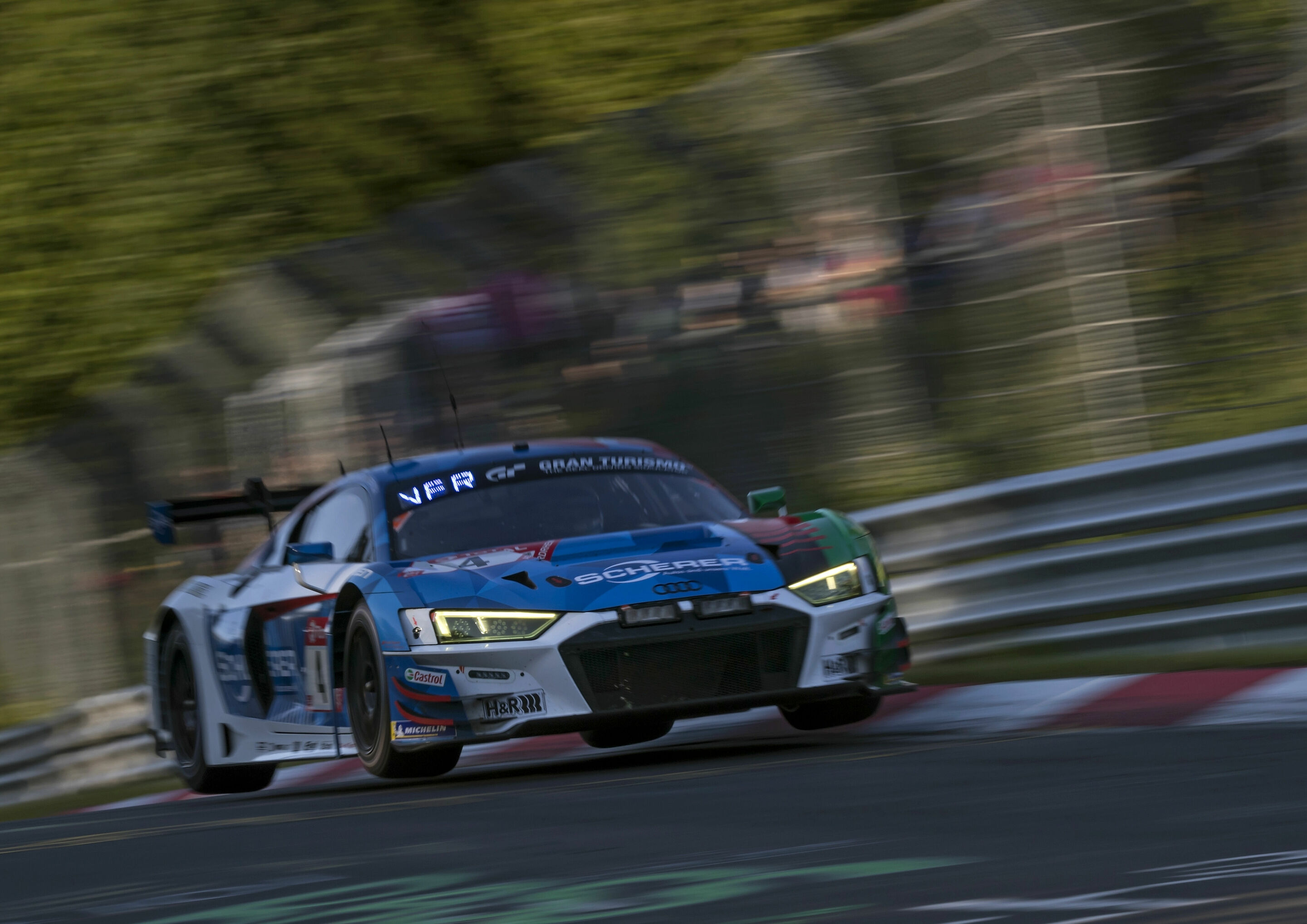 24h Nürburgring 2019 - Audi R8 LMS #5 (Phoenix Racing), Jeroen Bleekemolen/Vincent Kolb/Kim-Luis Schramm/Frank Stippler