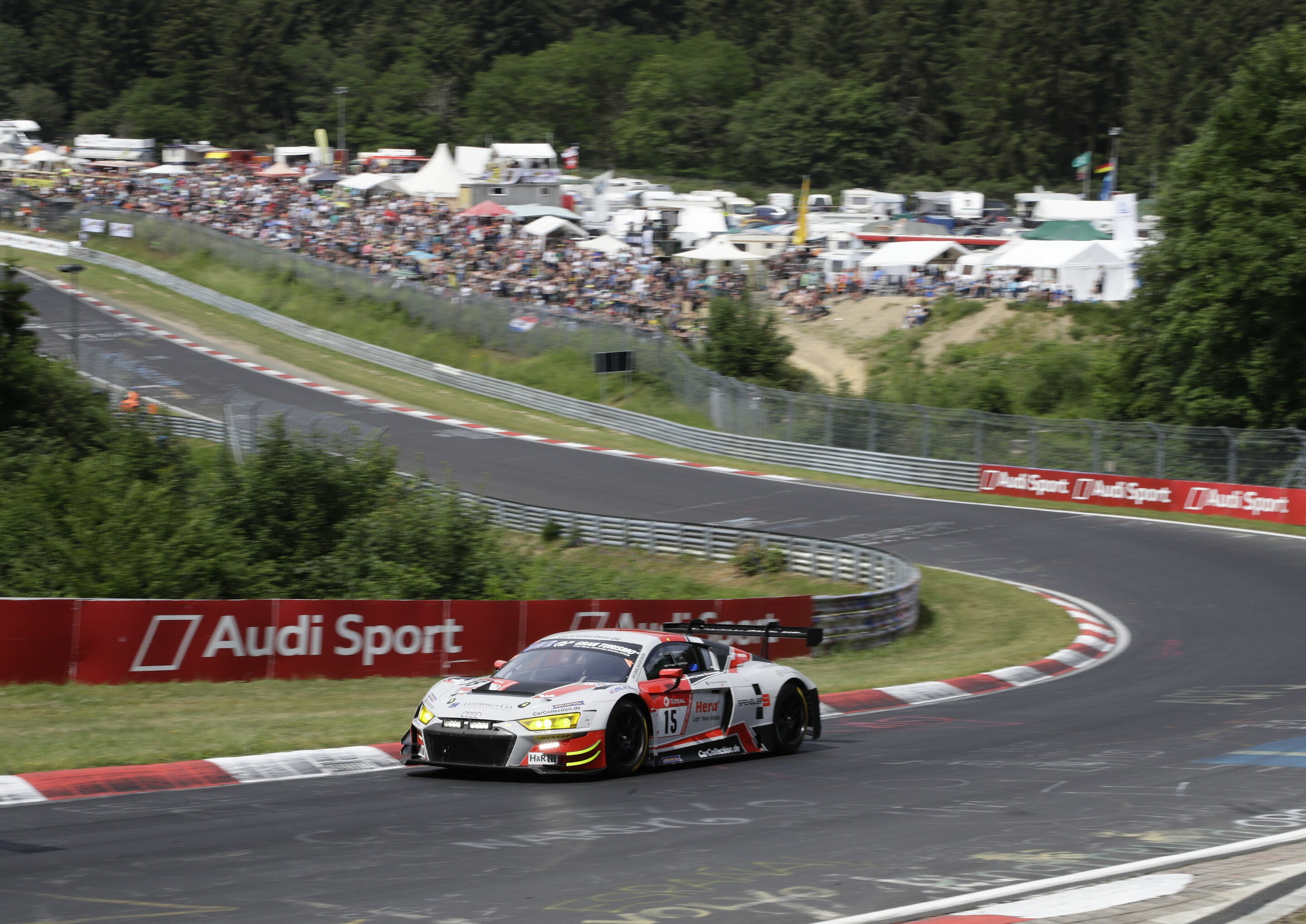 24h Nürburgring 2019 - Audi R8 LMS #15 (Car Collection Motorsport), Stefan Aust/Oliver Bender/Christian Bollrath/Jean-Louis Hertenstein