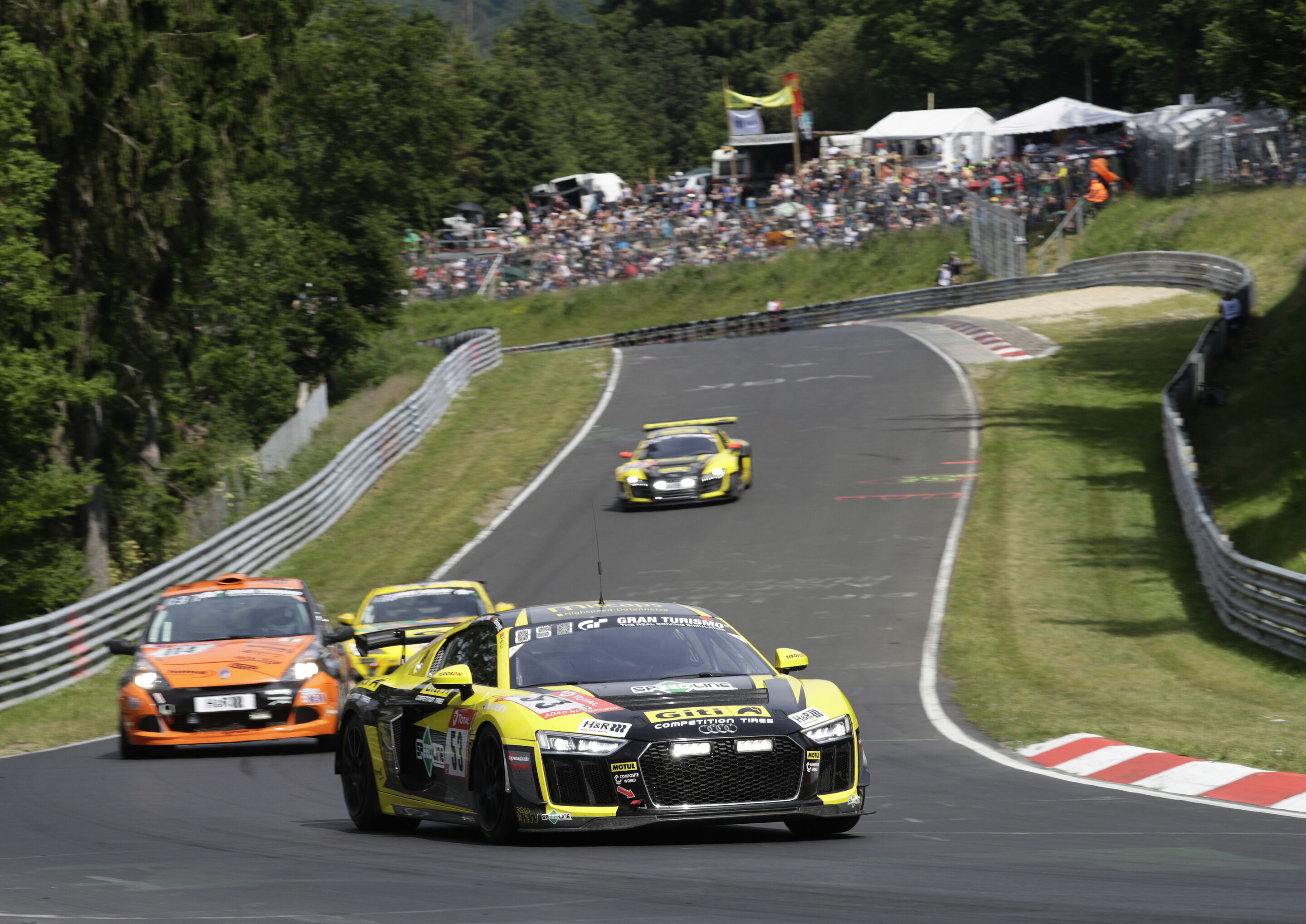 24h Nürburgring 2019 - Audi R8 LMS GT4 #53 (Giti Tire Motorsport by WS Racing), Xiaole He/Yat Wong/Andy Yan/Fei Li