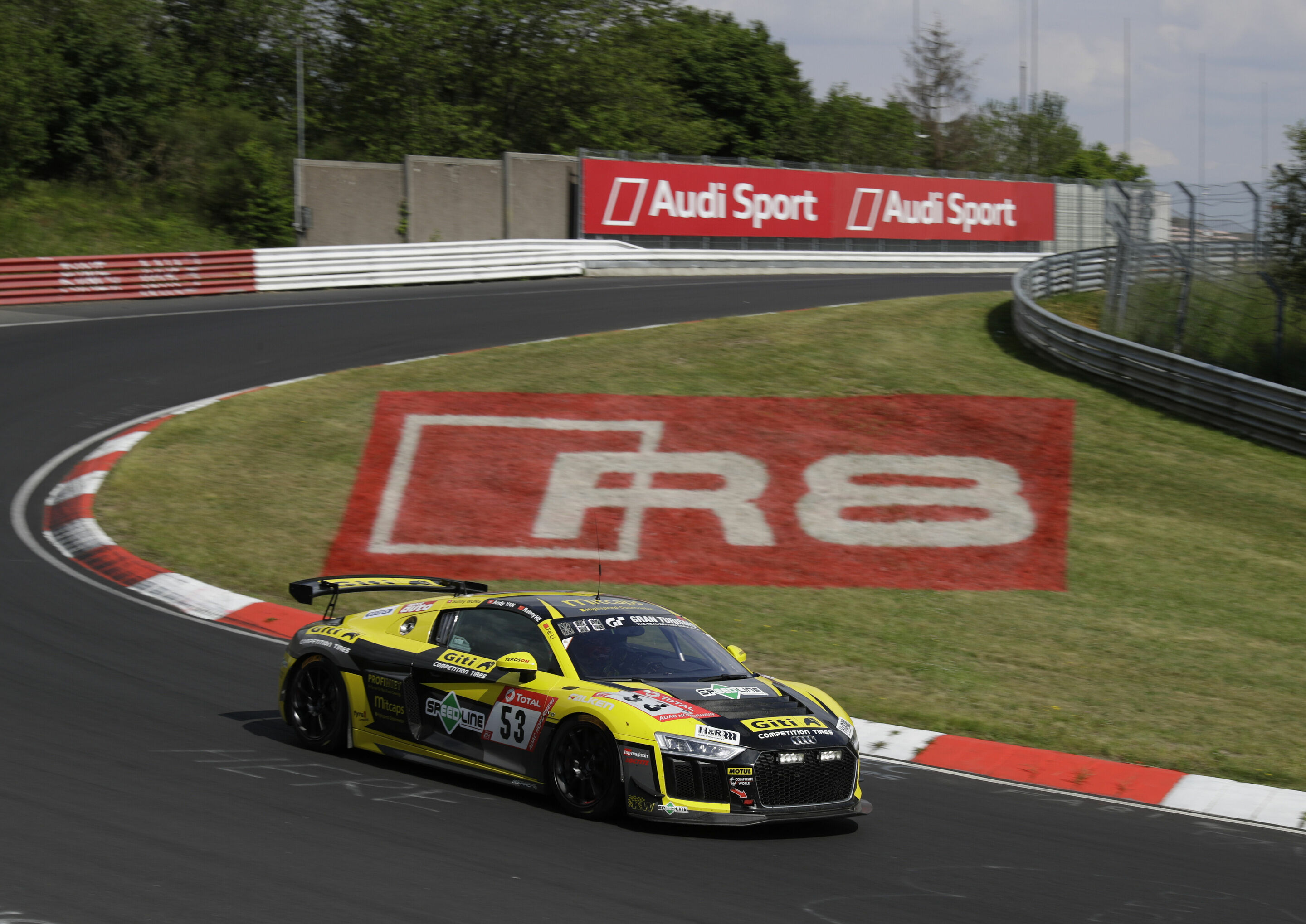 24h Nürburgring 2019 - Audi R8 LMS GT4 #53 (Giti Tire Motorsport by WS Racing), Xiaole He/Yat Wong/Andy Yan/Fei Li