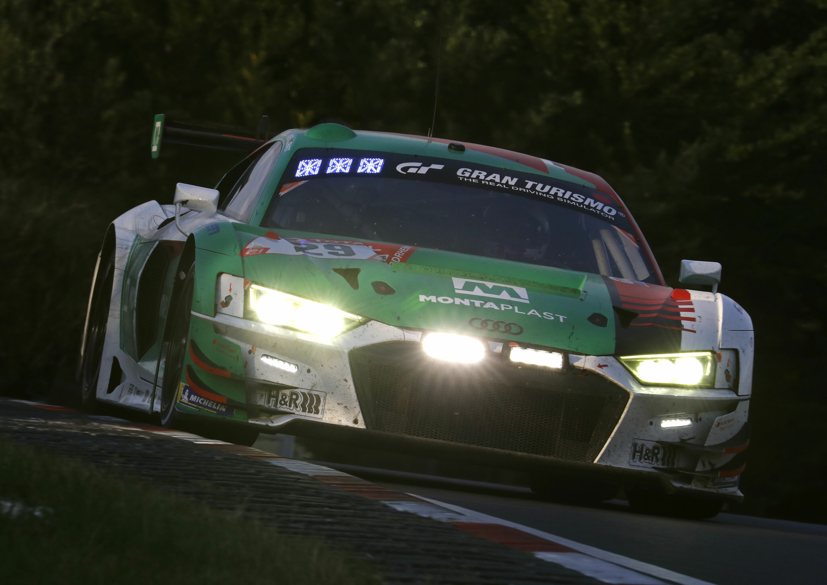 24h Nürburgring 2019 - Audi R8 LMS #29 (Audi Sport Team Land), Christopher Haase/Kelvin van der Linde/Christopher Mies/René Rast