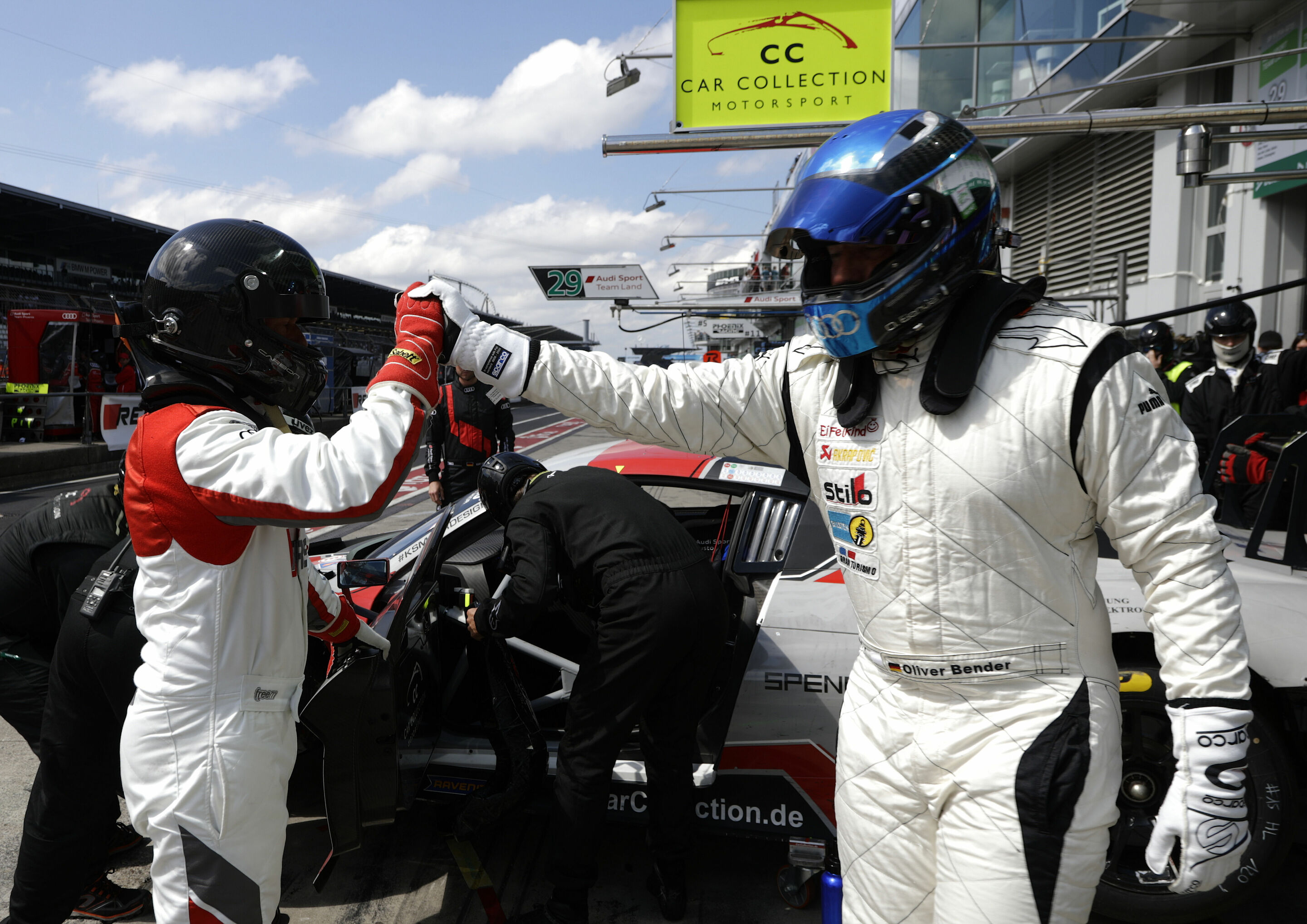 24h Nürburgring 2019 - Audi R8 LMS #15 (Car Collection Motorsport), Stefan Aust/Oliver Bender/Christian Bollrath/Jean-Louis Hertenstein