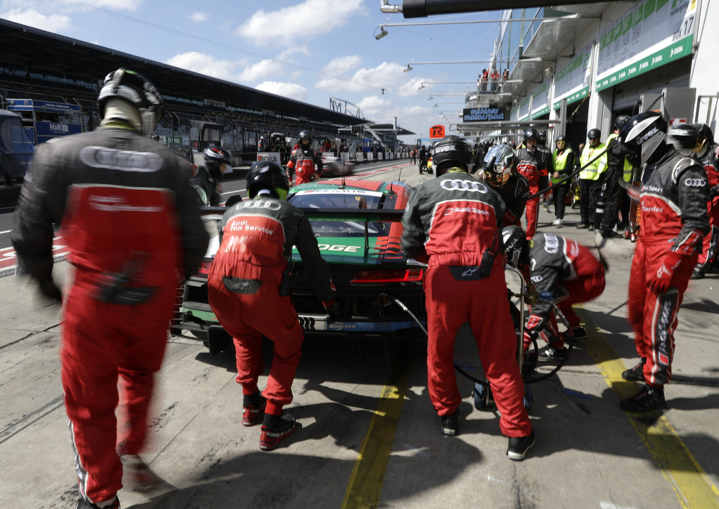 24h Nürburgring 2019 - Audi R8 LMS #4 (Audi Sport Team Phoenix), Pierre Kaffer/Frank Stippler/Dries Vanthoor/Frédéric Vervisch