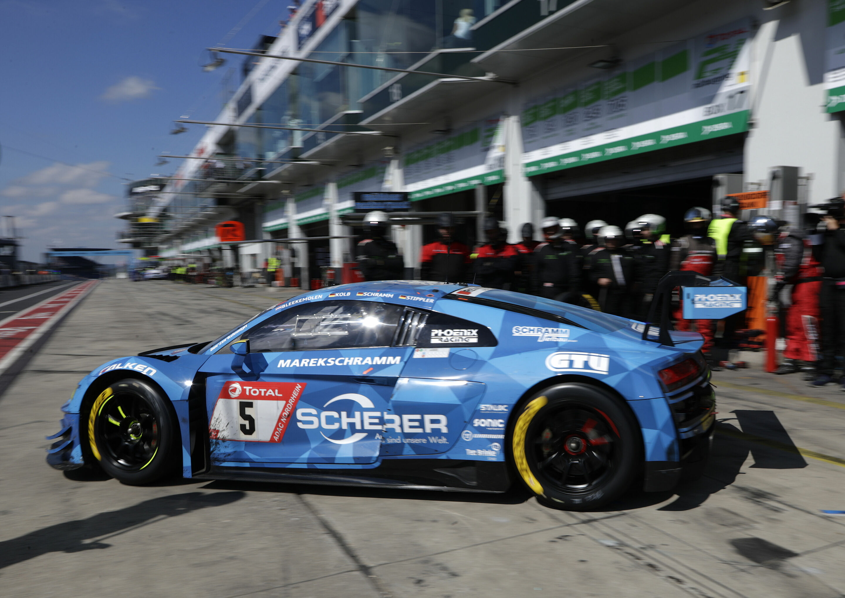 24h Nürburgring 2019 - Audi R8 LMS #5 (Phoenix Racing), Jeroen Bleekemolen/Vincent Kolb/Kim-Luis Schramm/Frank Stippler