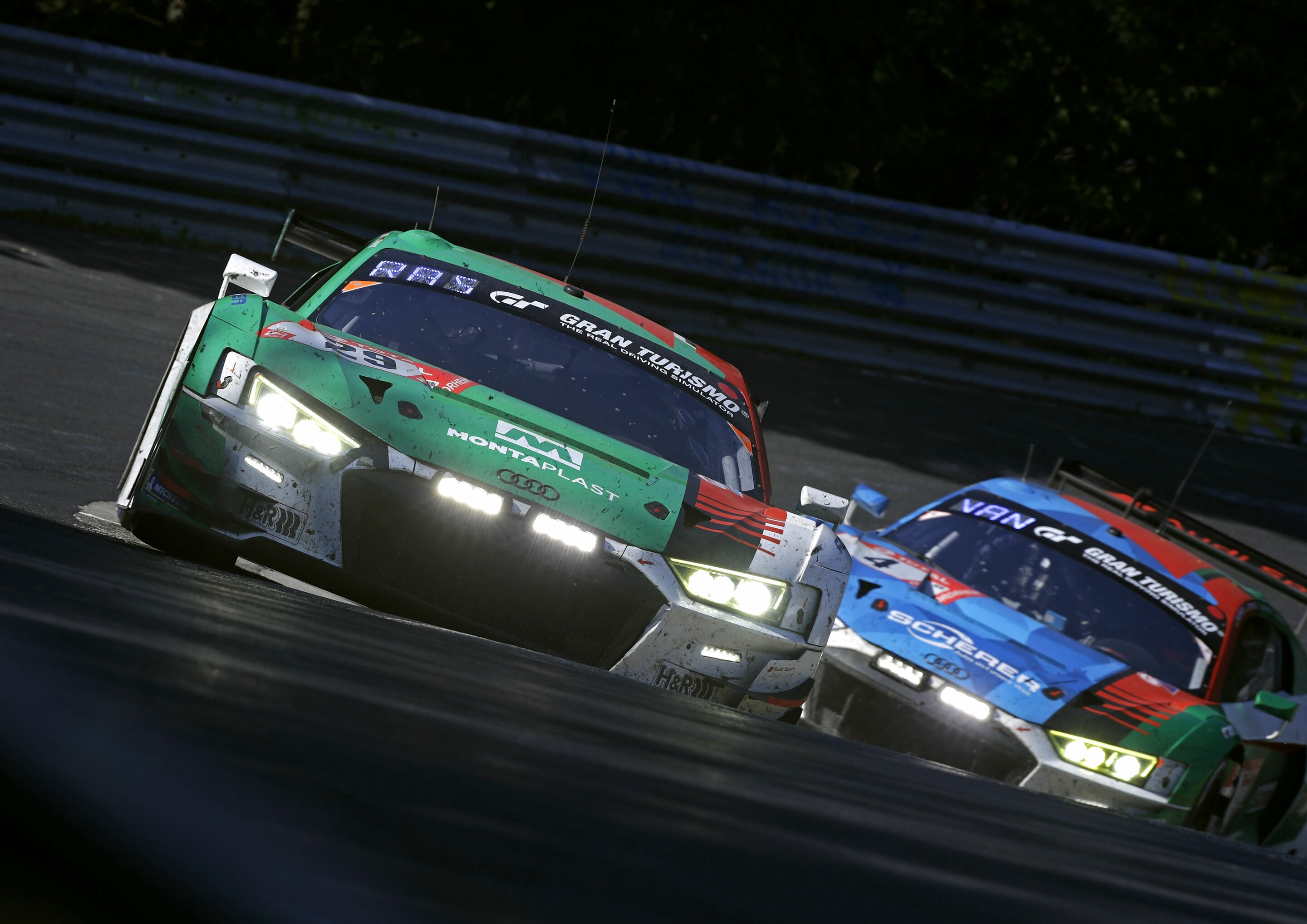 24h Nürburgring 2019 - Audi R8 LMS #29 (Audi Sport Team Land), Christopher Haase/Kelvin van der Linde/Christopher Mies/René Rast