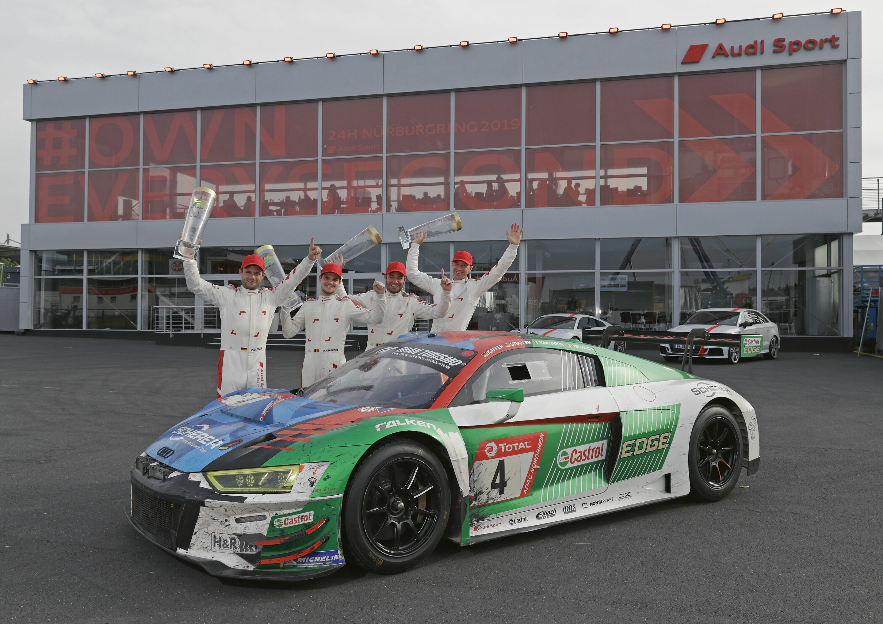 24h Nürburgring 2019 - Pierre Kaffer, Dries Vanthoor, Frédéric Vervisch, Frank Stippler