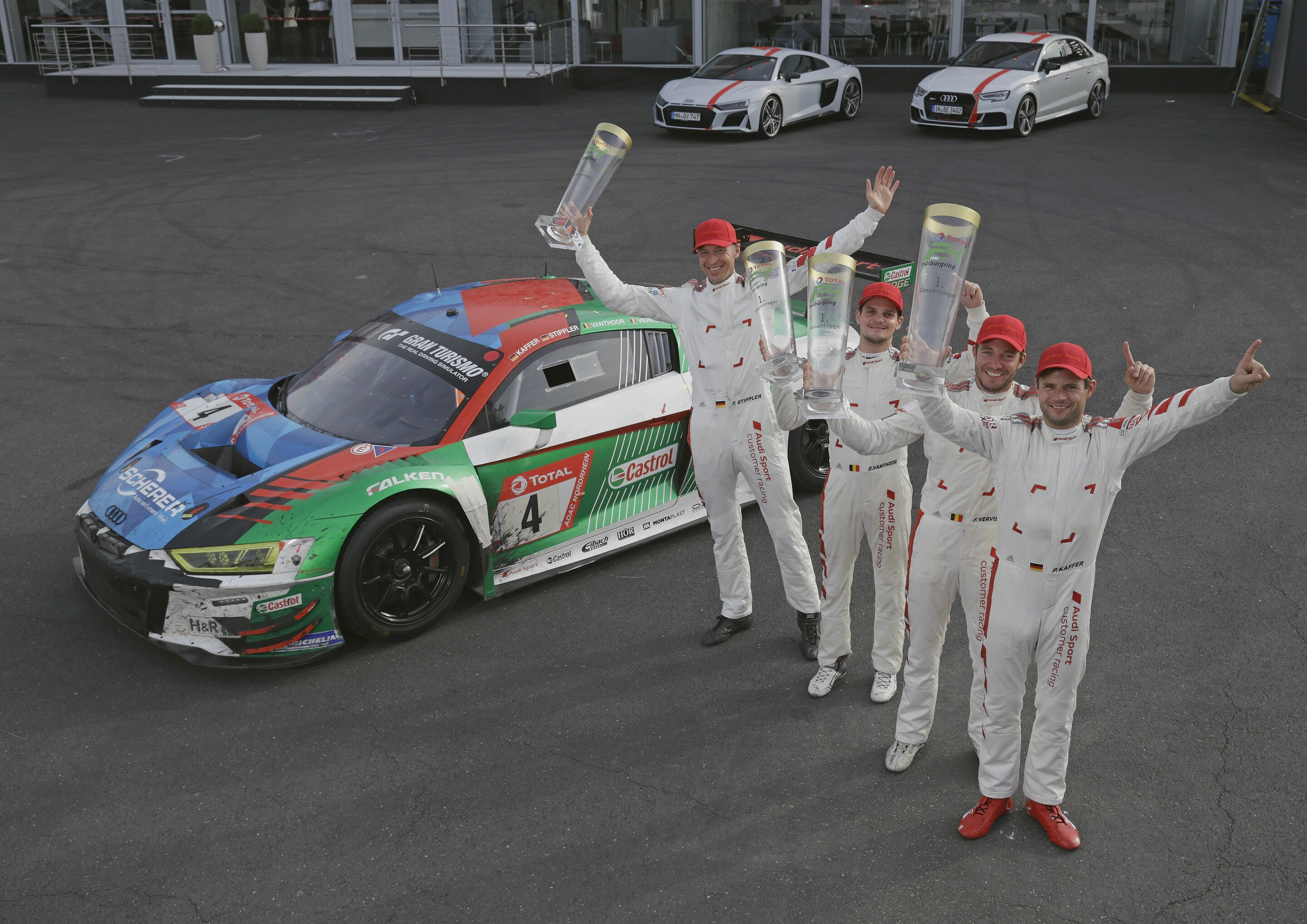 24h Nürburgring 2019 - Frank Stippler, Dries Vanthoor, Frédéric Vervisch, Pierre Kaffer