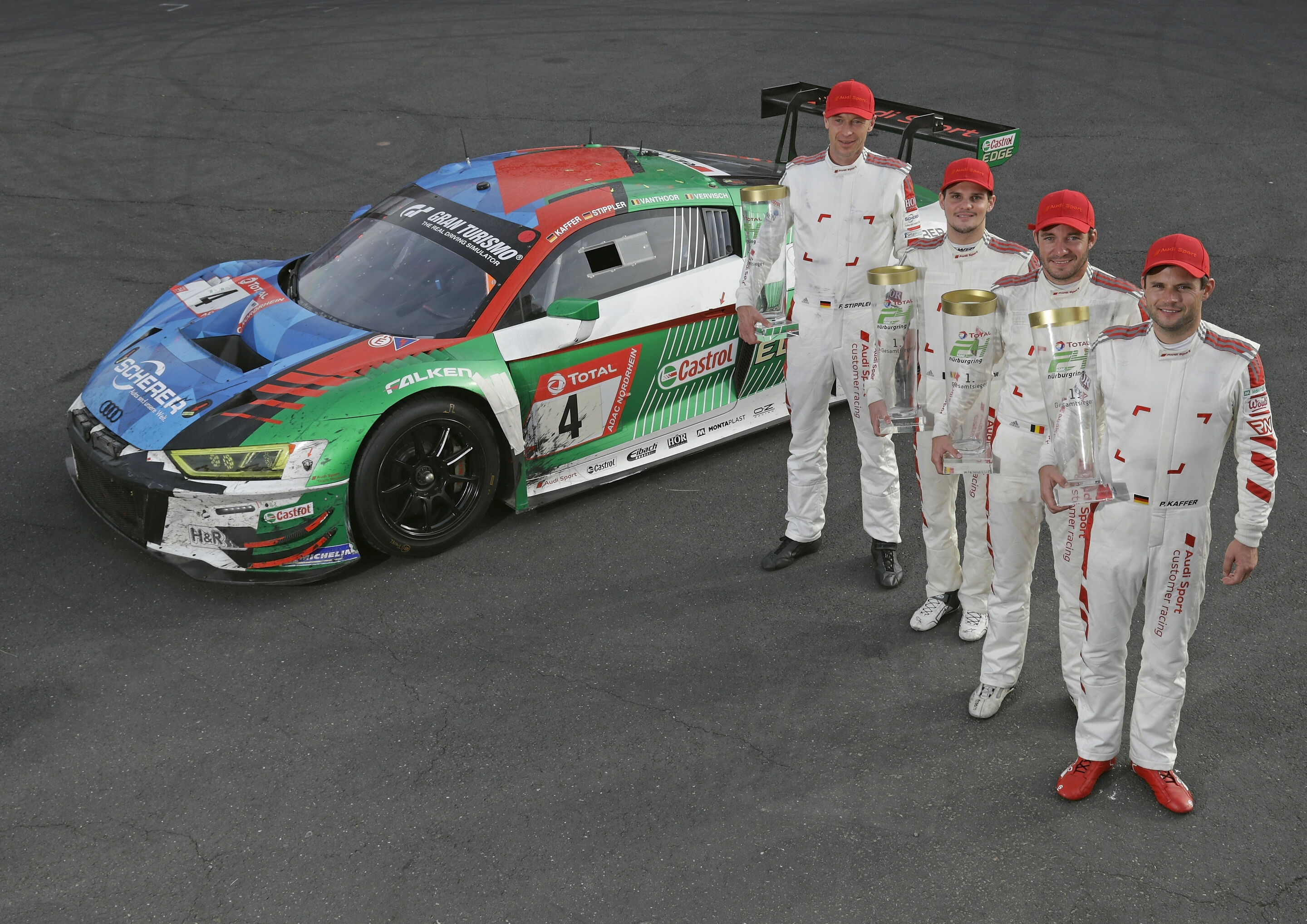 24h Nürburgring 2019 - Frank Stippler, Dries Vanthoor, Frédéric Vervisch, Pierre Kaffer