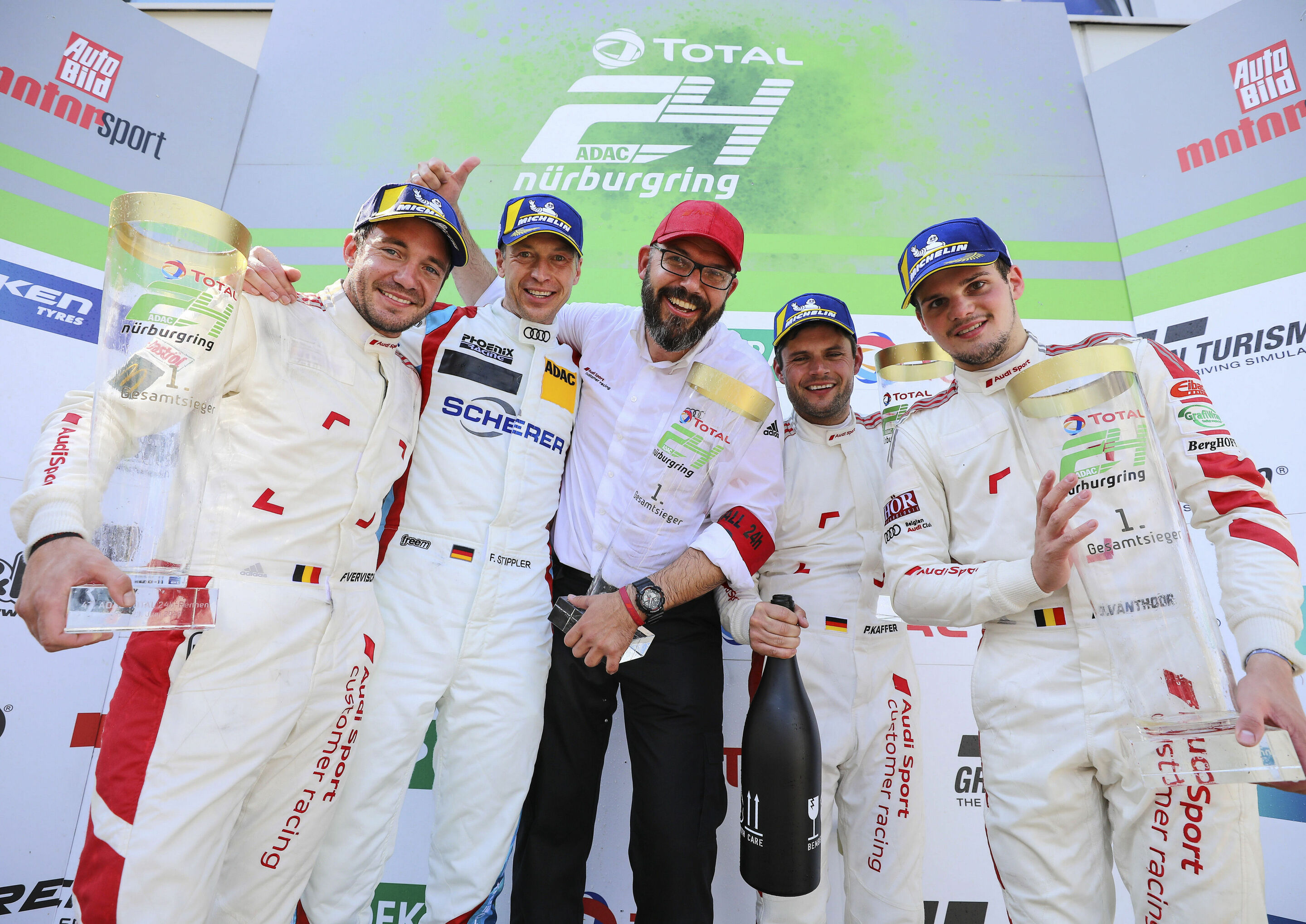 24h Nürburgring 2019 - Frédéric Vervisch, Frank Stippler, Chris Reinke, Pierre Kaffer, Dries Vanthoor