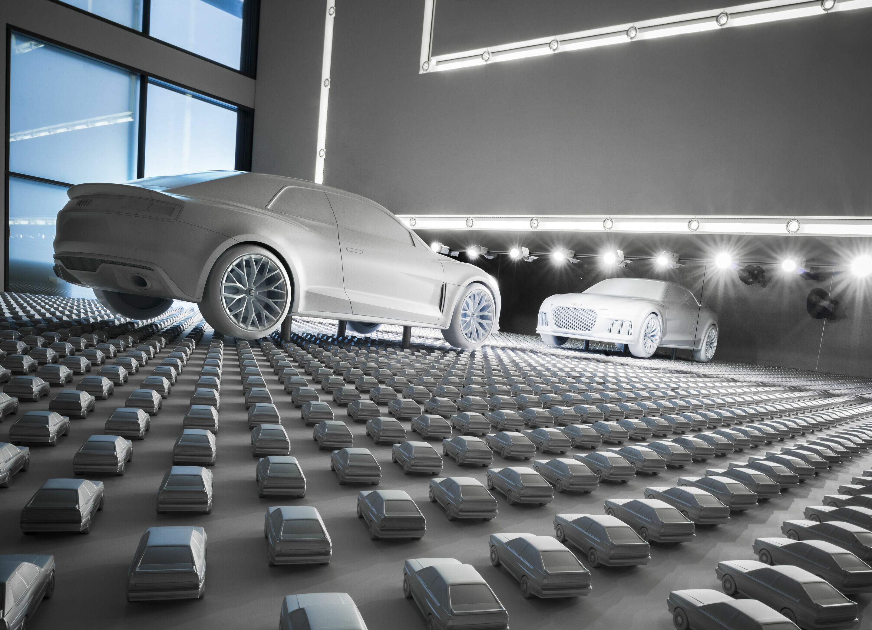 Audi guesting at the Pinakothek der Moderne - Audi design wall in the PdM Munich 
 
© Audi AG / Rainer Viertlböck