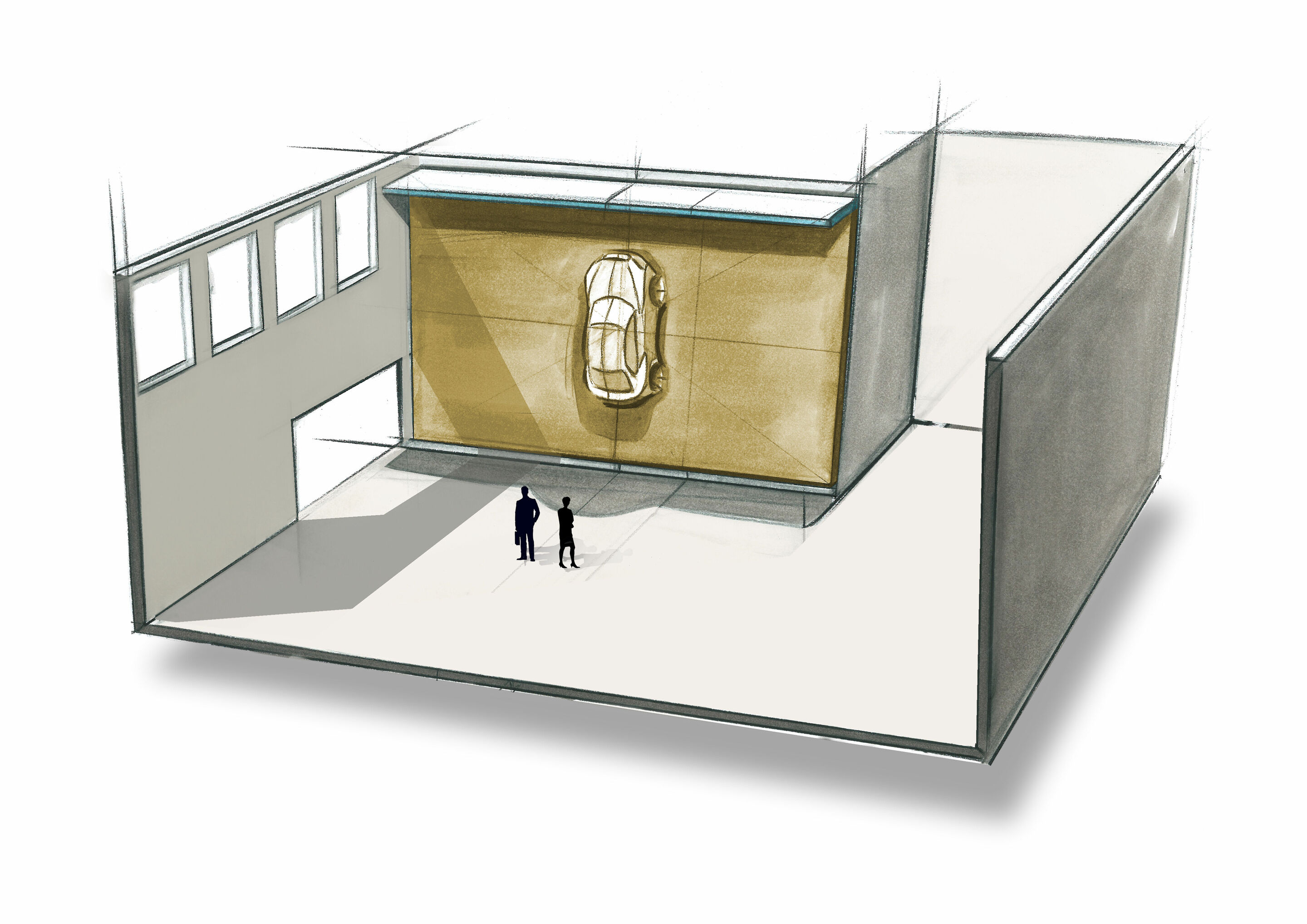 Audi guesting at the Pinakothek der Moderne - Drawing Pinakothek