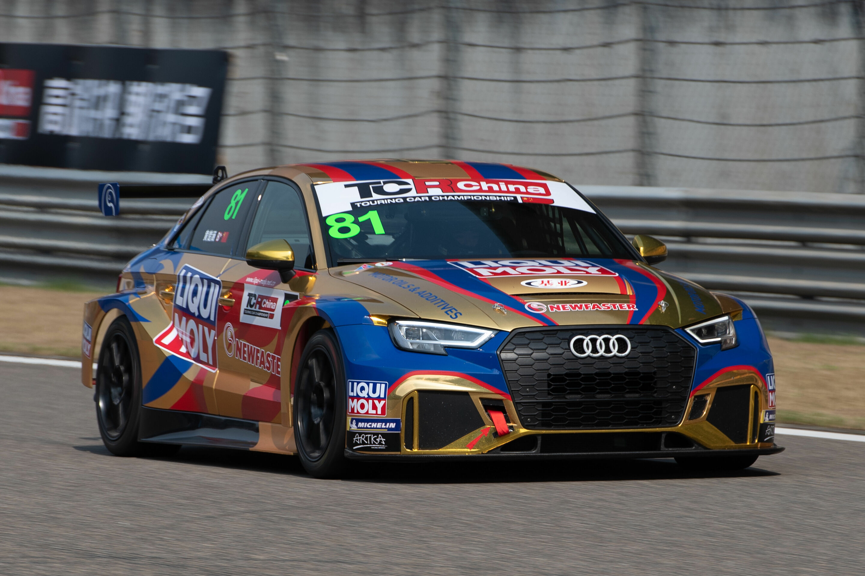 TCR China 2019 - Audi RS 3 LMS #81 (NewFaster Racing), Huang Chu Han
