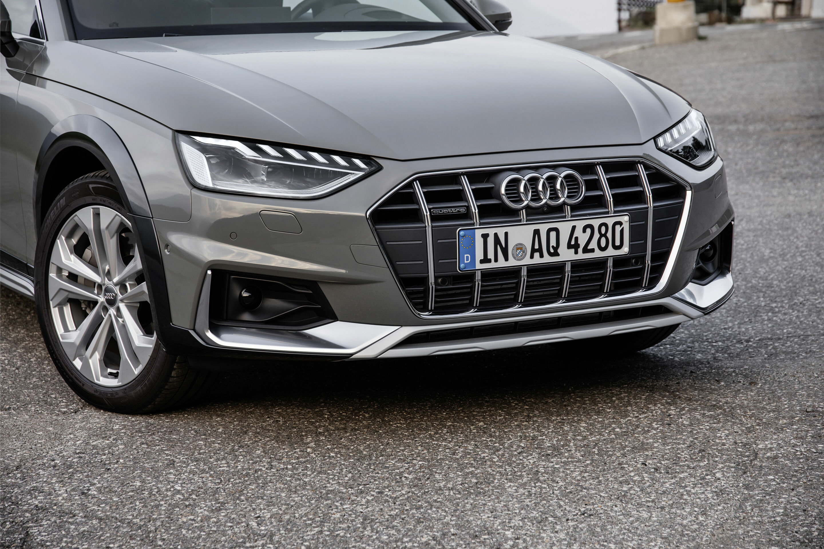 Audi A4 allroad quattro (2019 until 2024) - Detail,
Colour: Quantum gray
