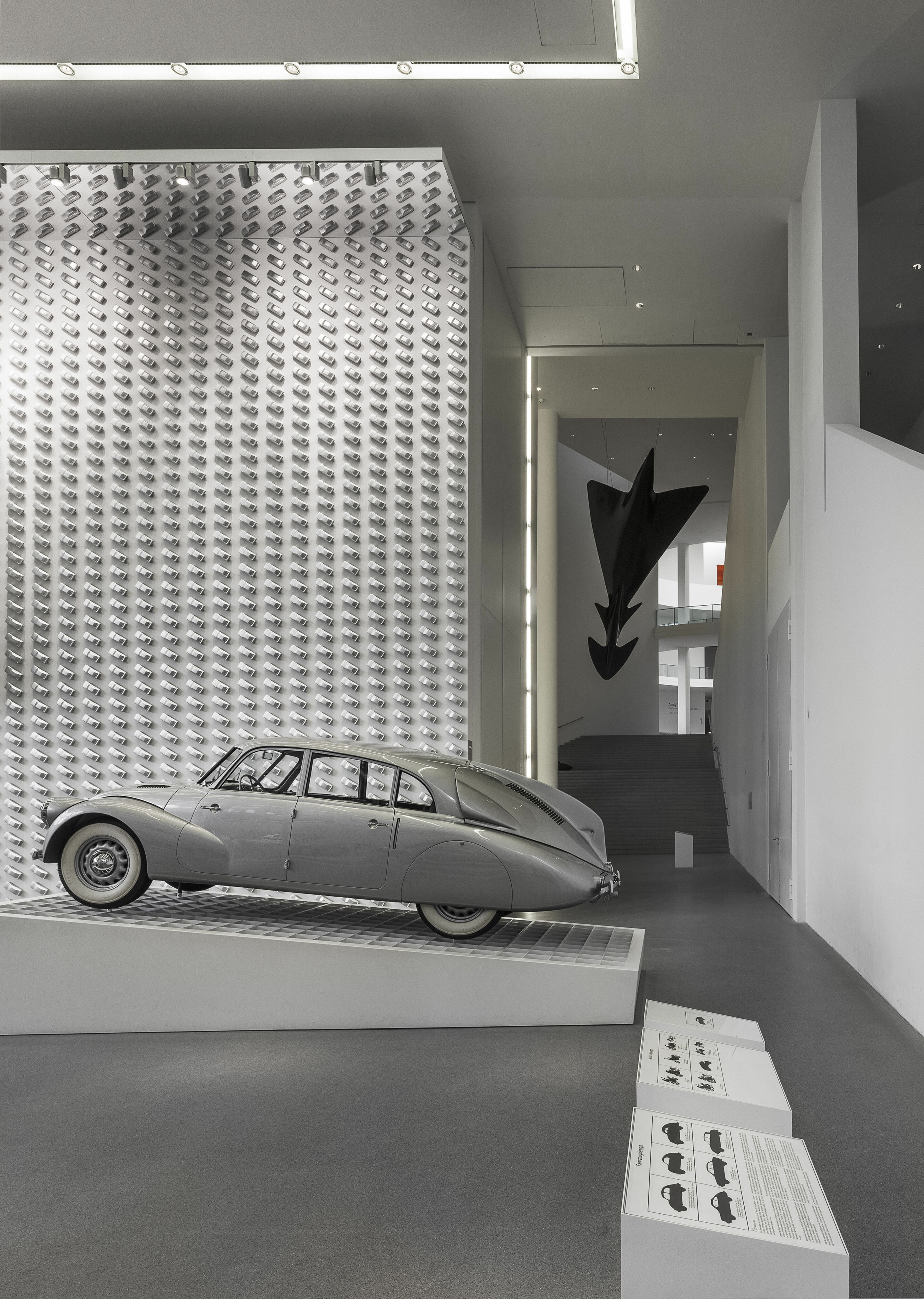 Audi design wall in der Pinakothek der Moderne