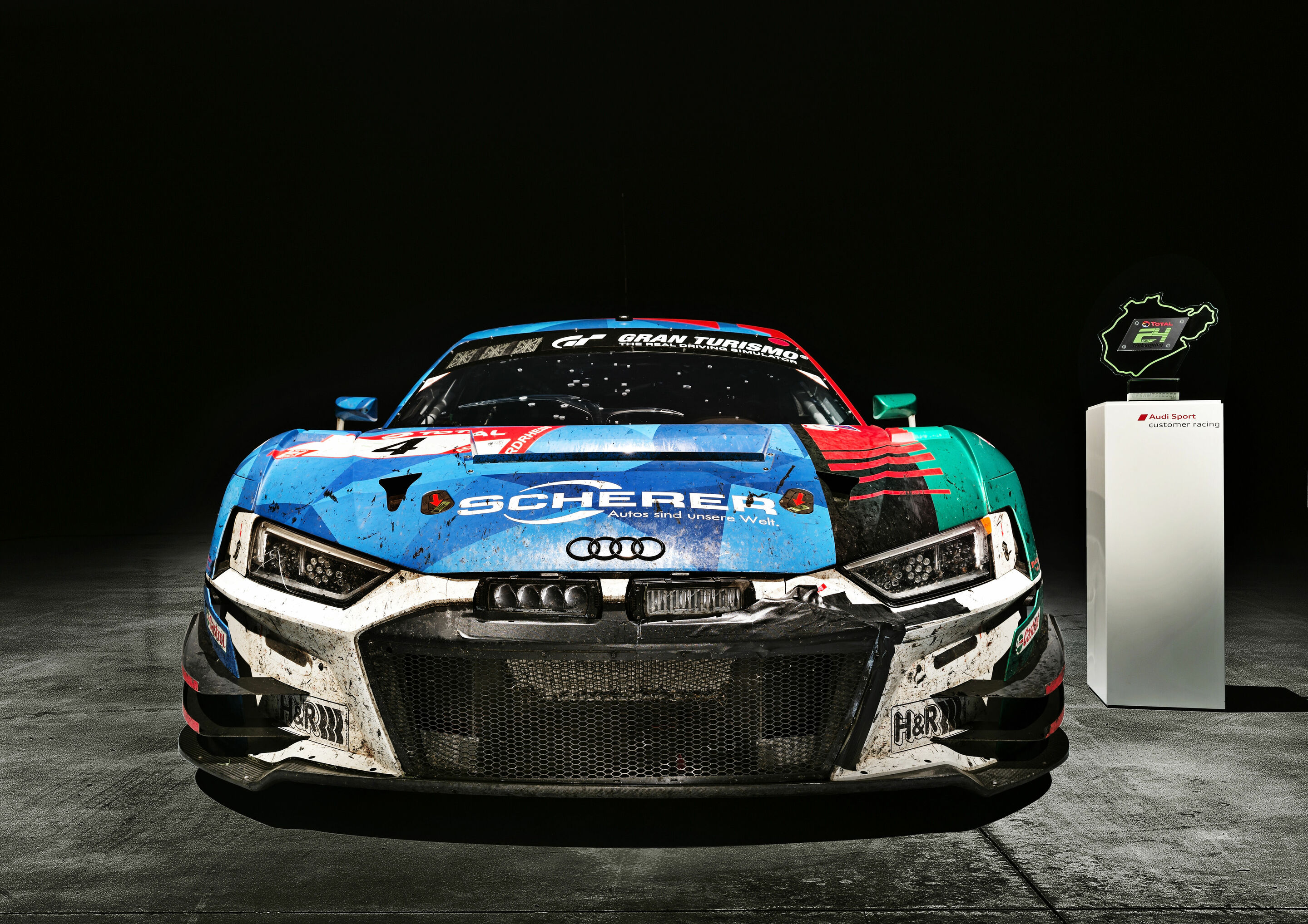 24h Nürburgring 2019 - Audi R8 LMS #4 (Audi Sport Team Phoenix), Pierre Kaffer/Frank Stippler/Dries Vanthoor/Frédéric Vervisch