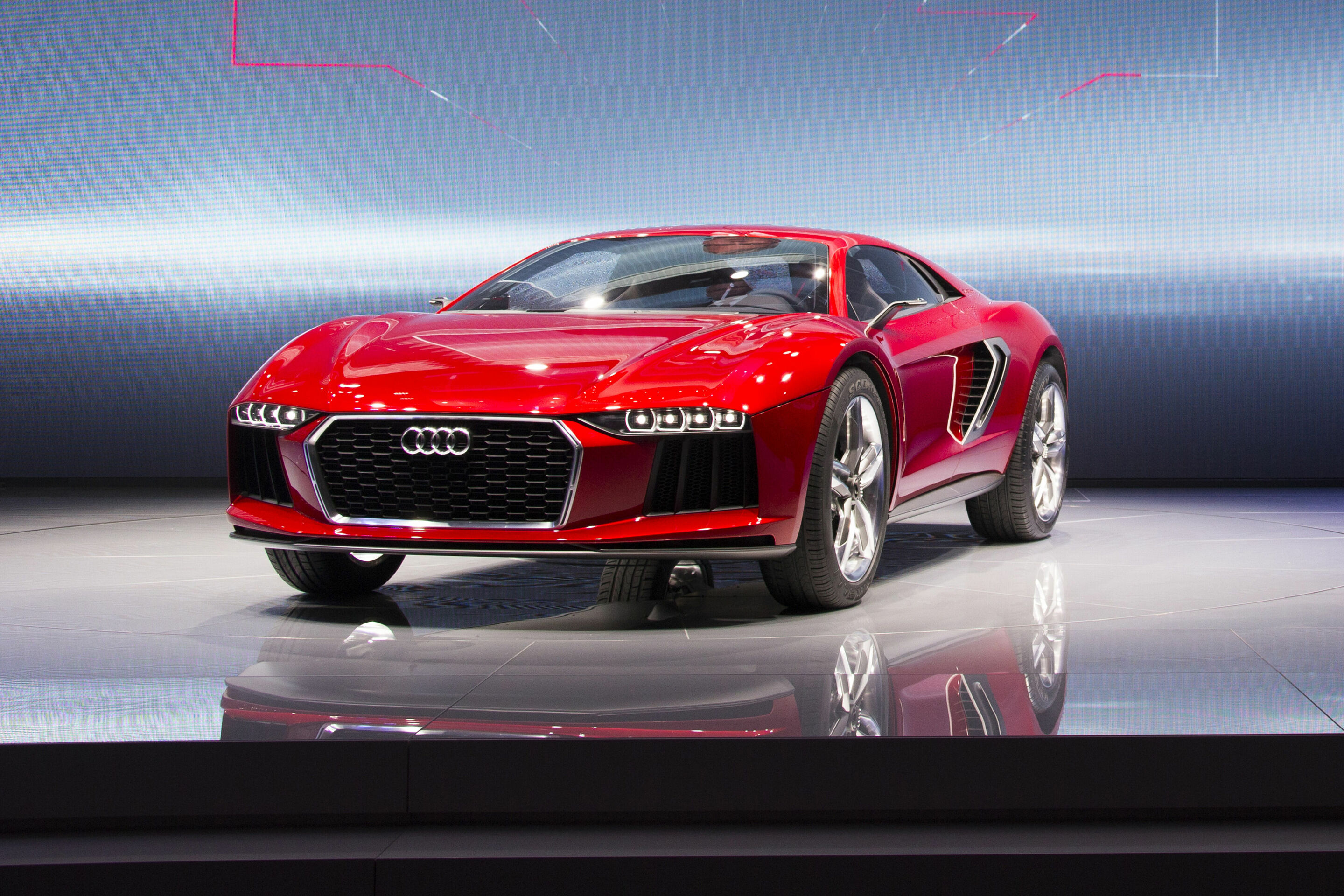 Audi at the 65th International Motor Show in Frankfurt - The Audi nanuk quattro concept at the Audi Stand on IAA Frankfurt Motorshow 2013.