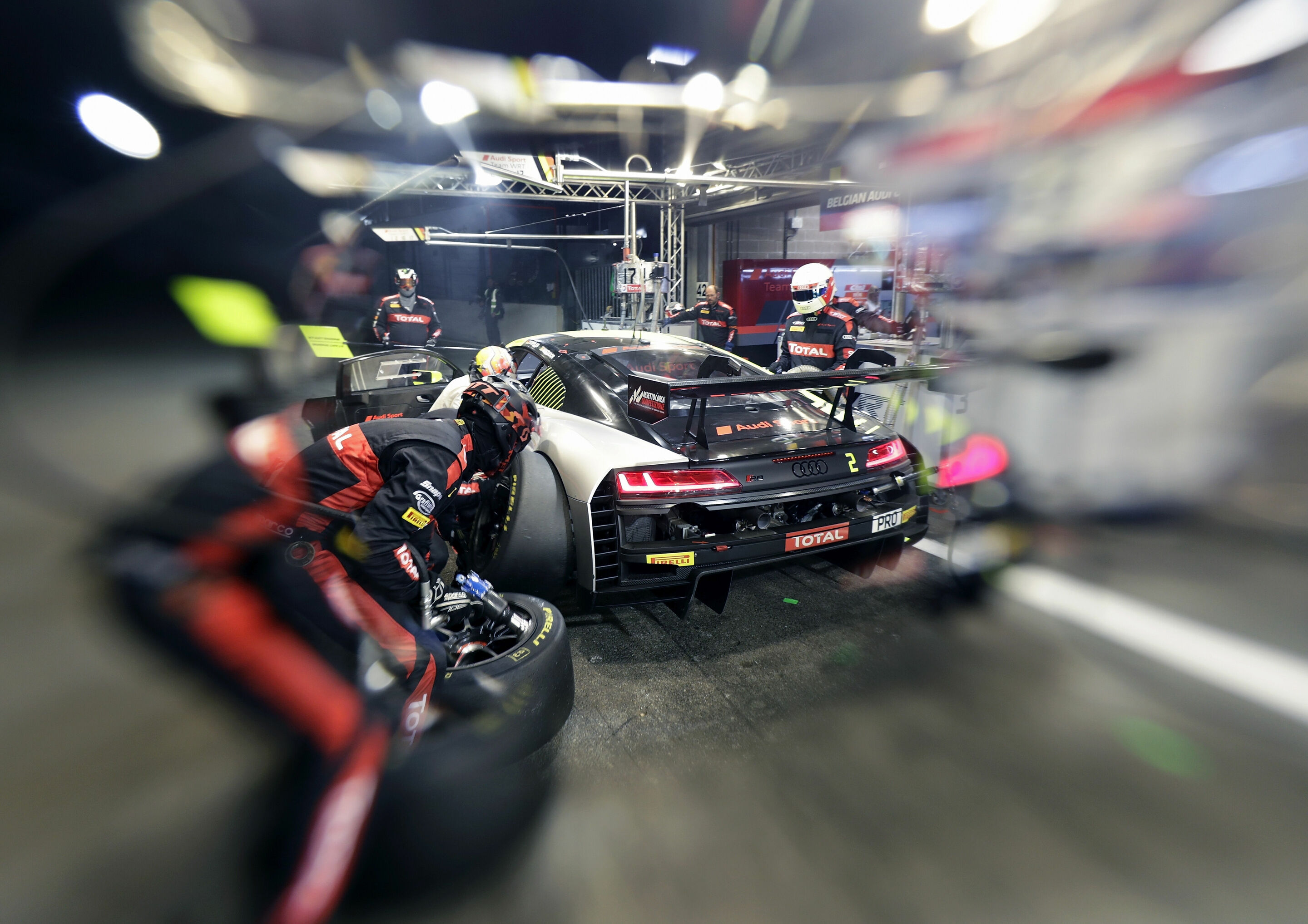 24h Spa 2019 - Audi R8 LMS #2 (Audi Sport Team WRT), Alex Riberas/Frank Stippler/Dries Vanthoor