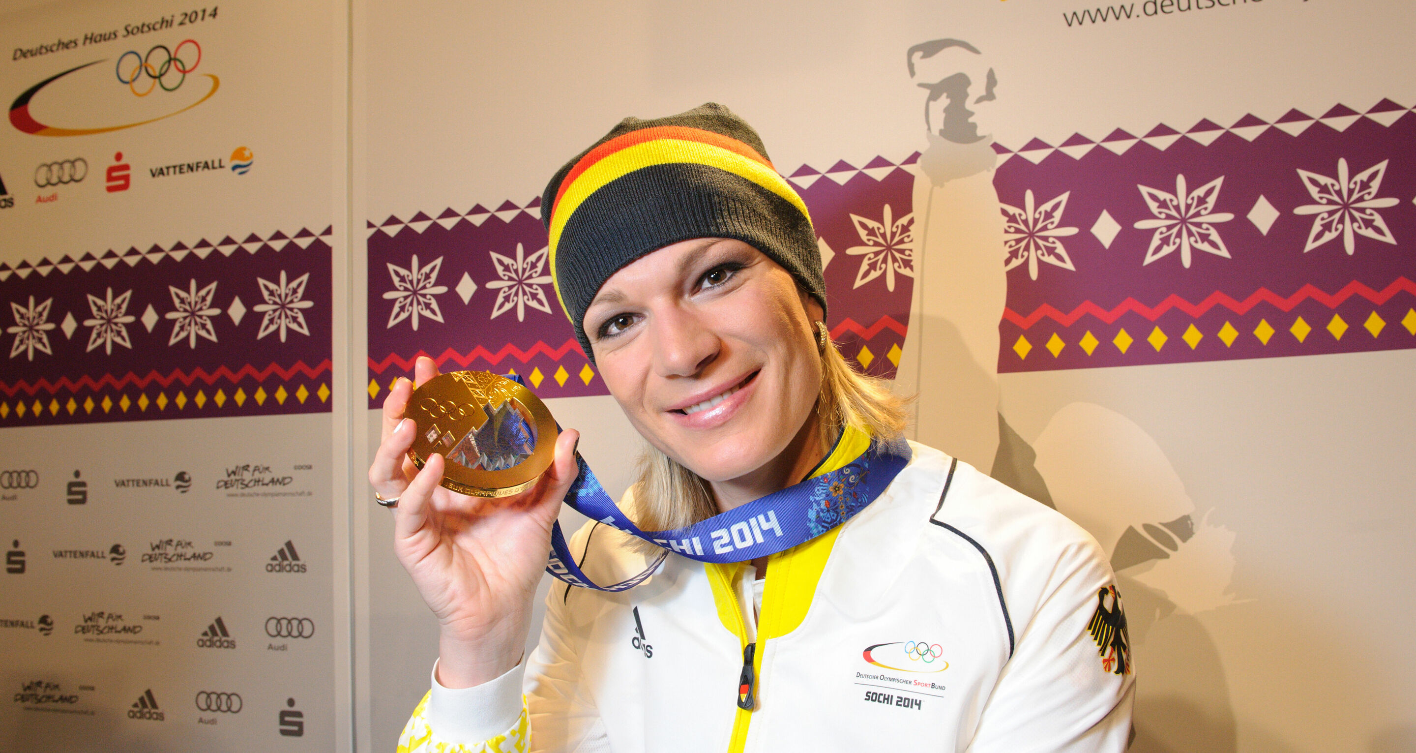 Maria Riesch in the German House