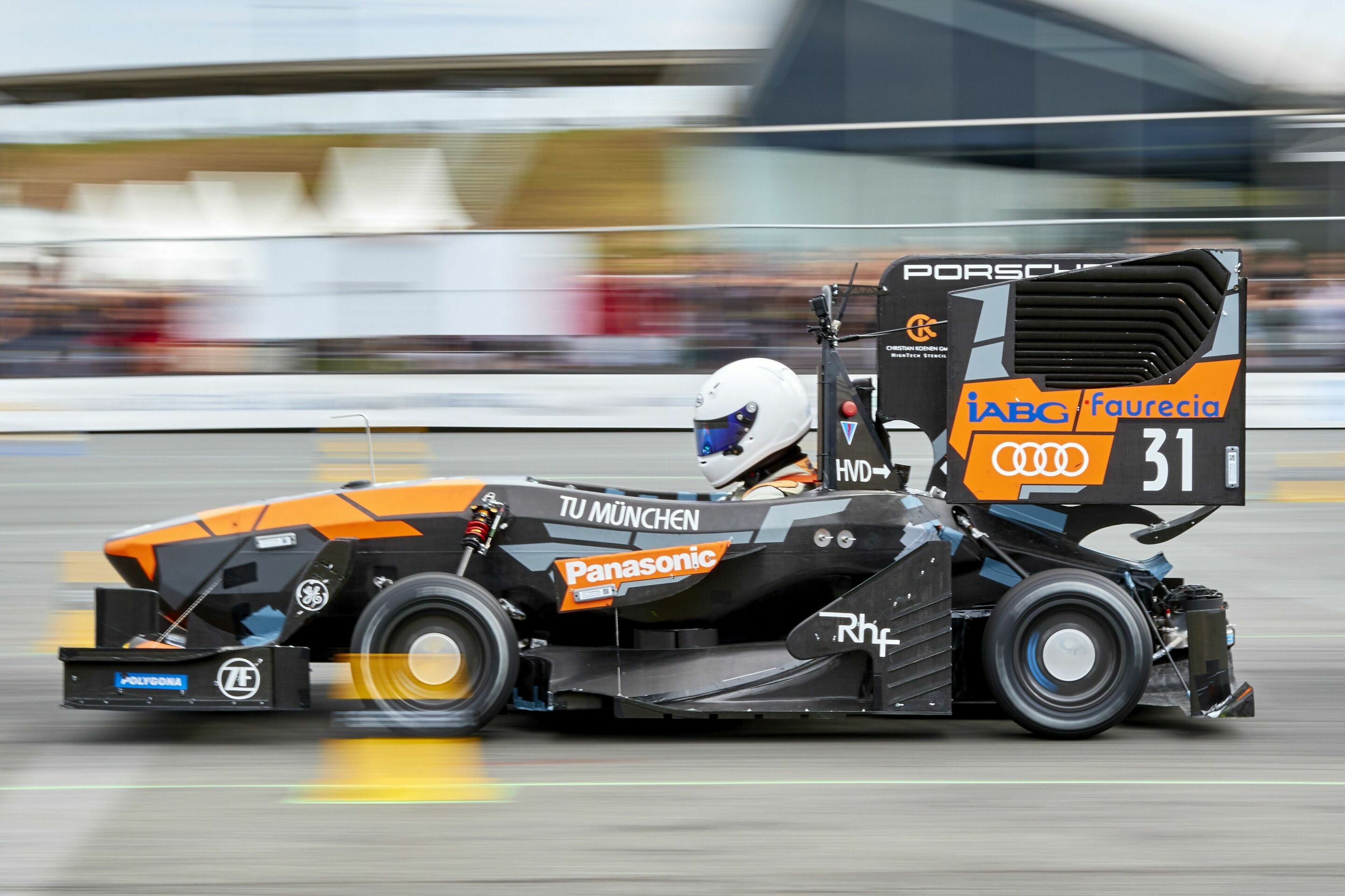Audi Congratulates TUfast Formula Student Racing Team on Victory at Hockenheim - Formula Student Germany 2019: TUfast winner car on the Hockenheimring, category „Electric“